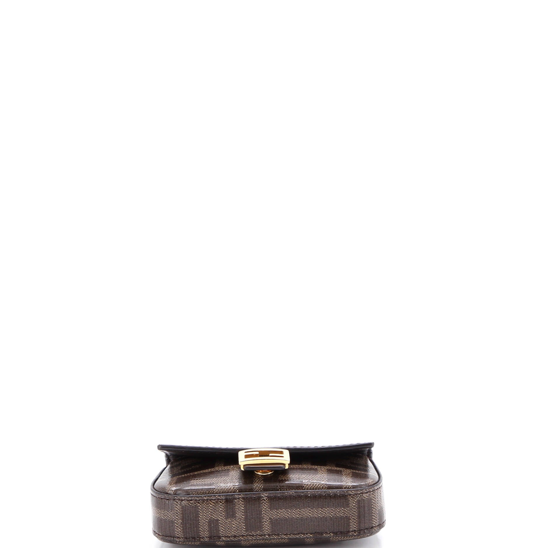 Chain Baguette Charm Bag Zucca Coated Canvas Nano
