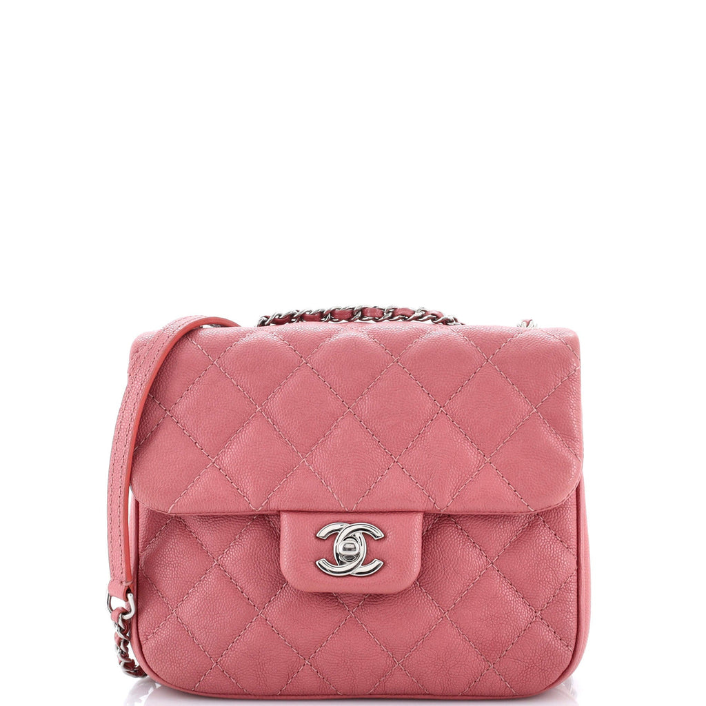 Urban Companion Flap Bag Quilted Caviar Small