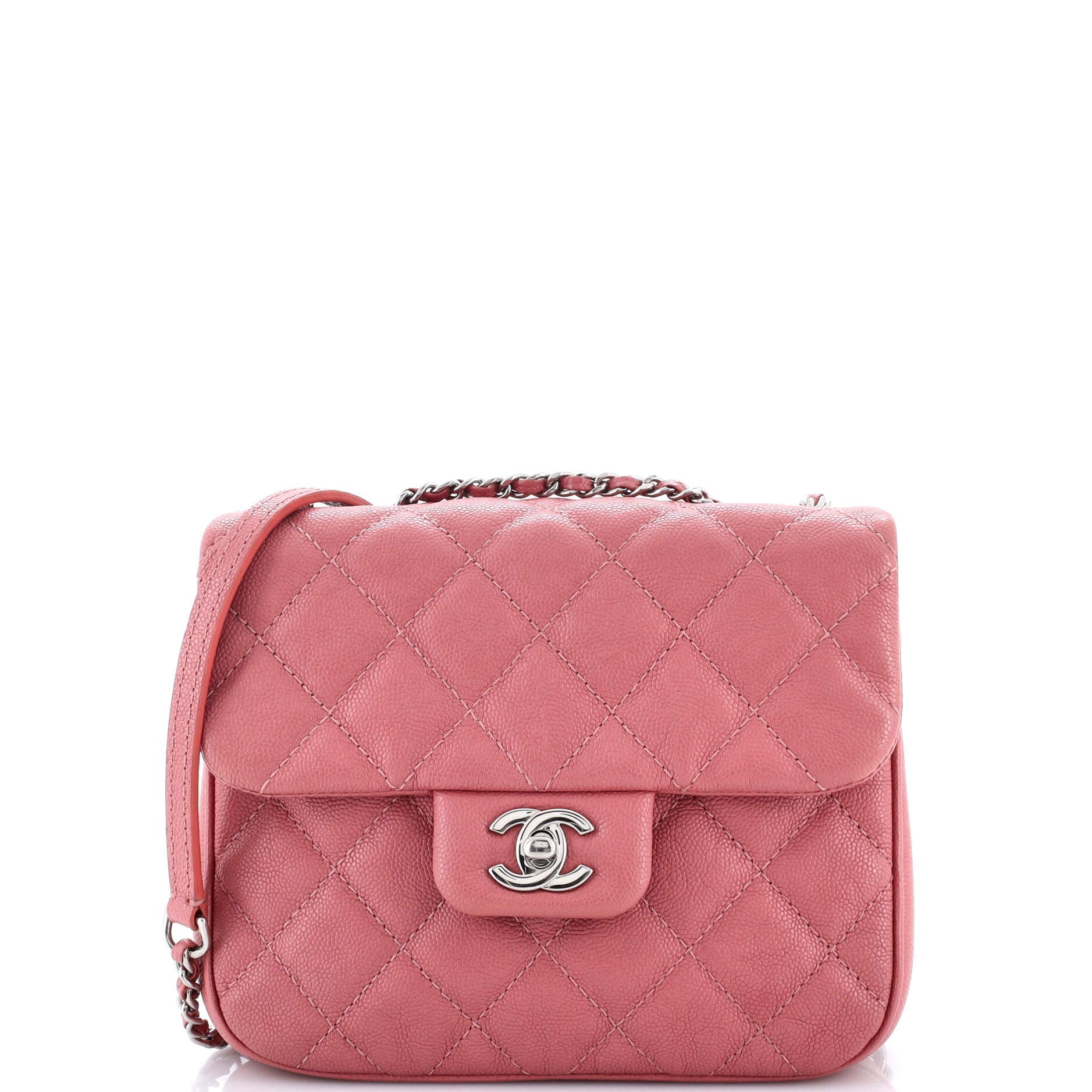 Urban Companion Flap Bag Quilted Caviar Small