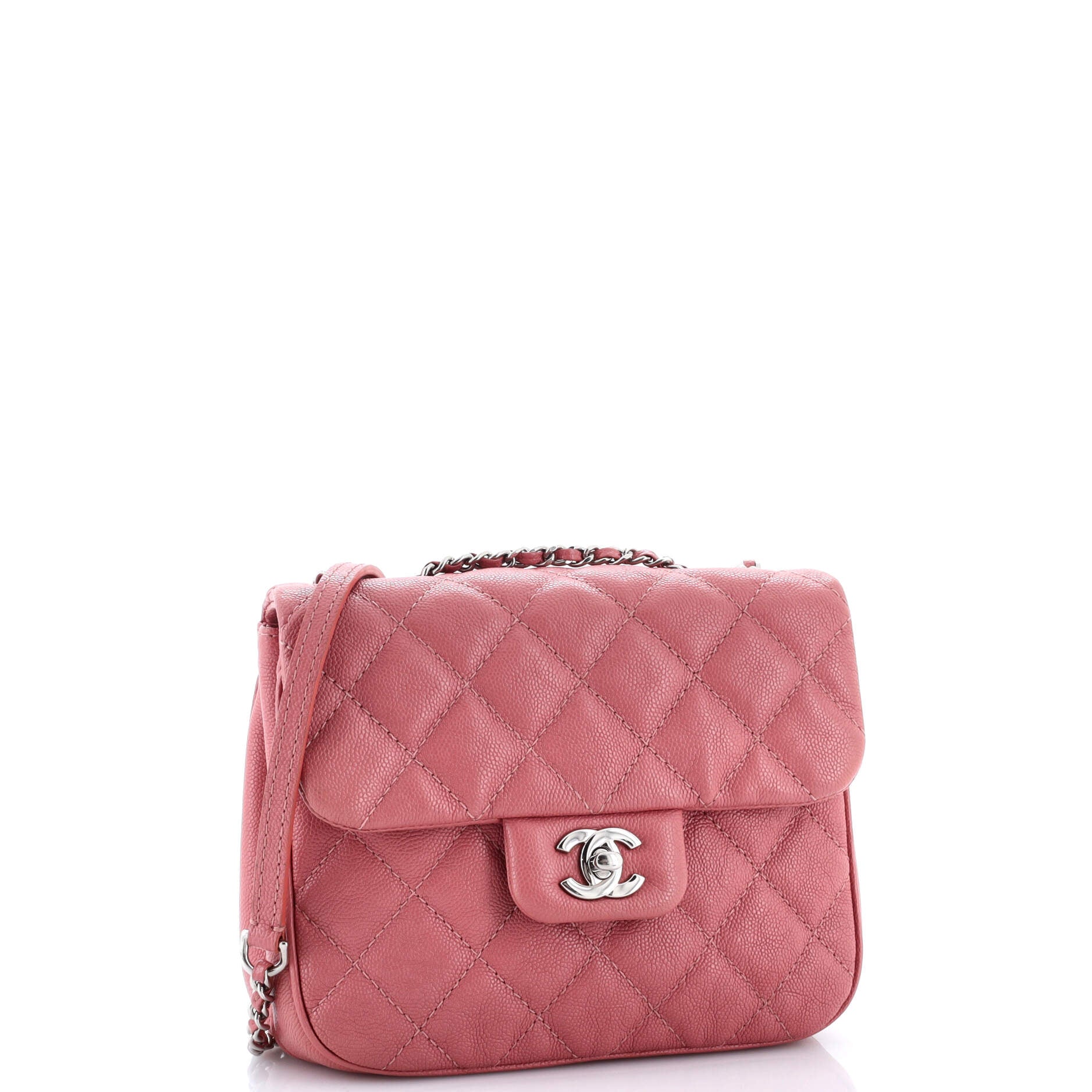 Urban Companion Flap Bag Quilted Caviar Small