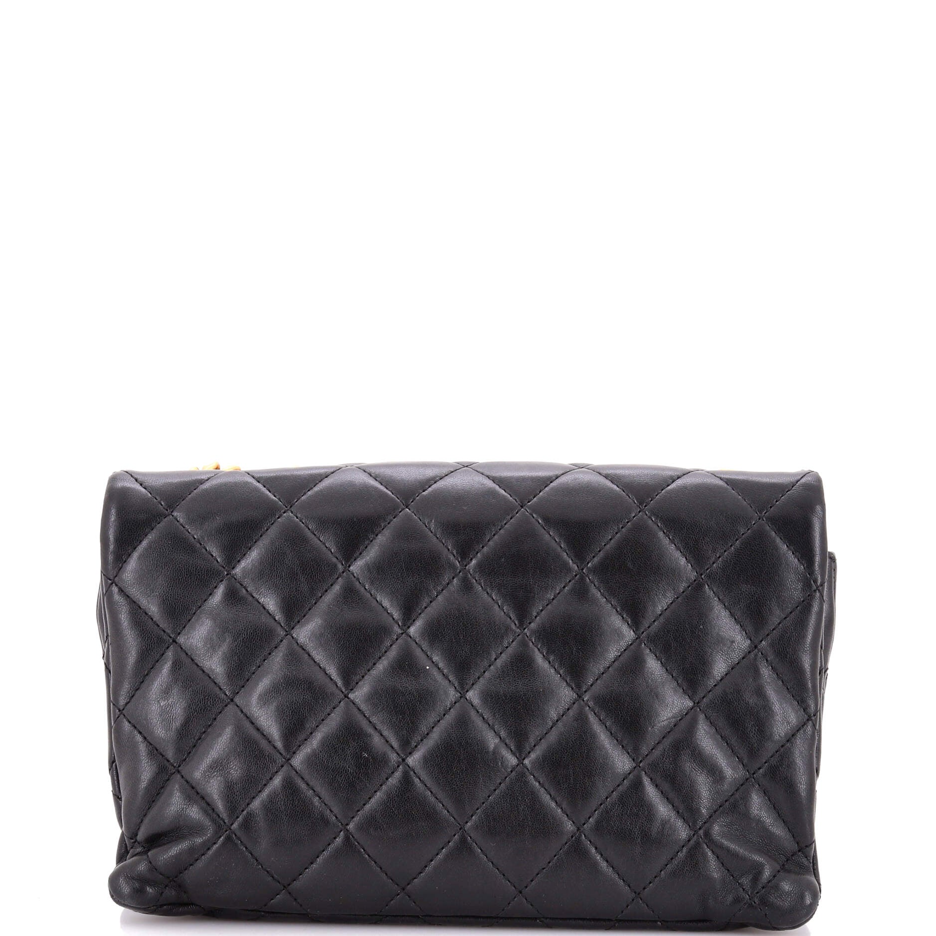 All Slide Long Flap Bag Quilted Lambskin Medium