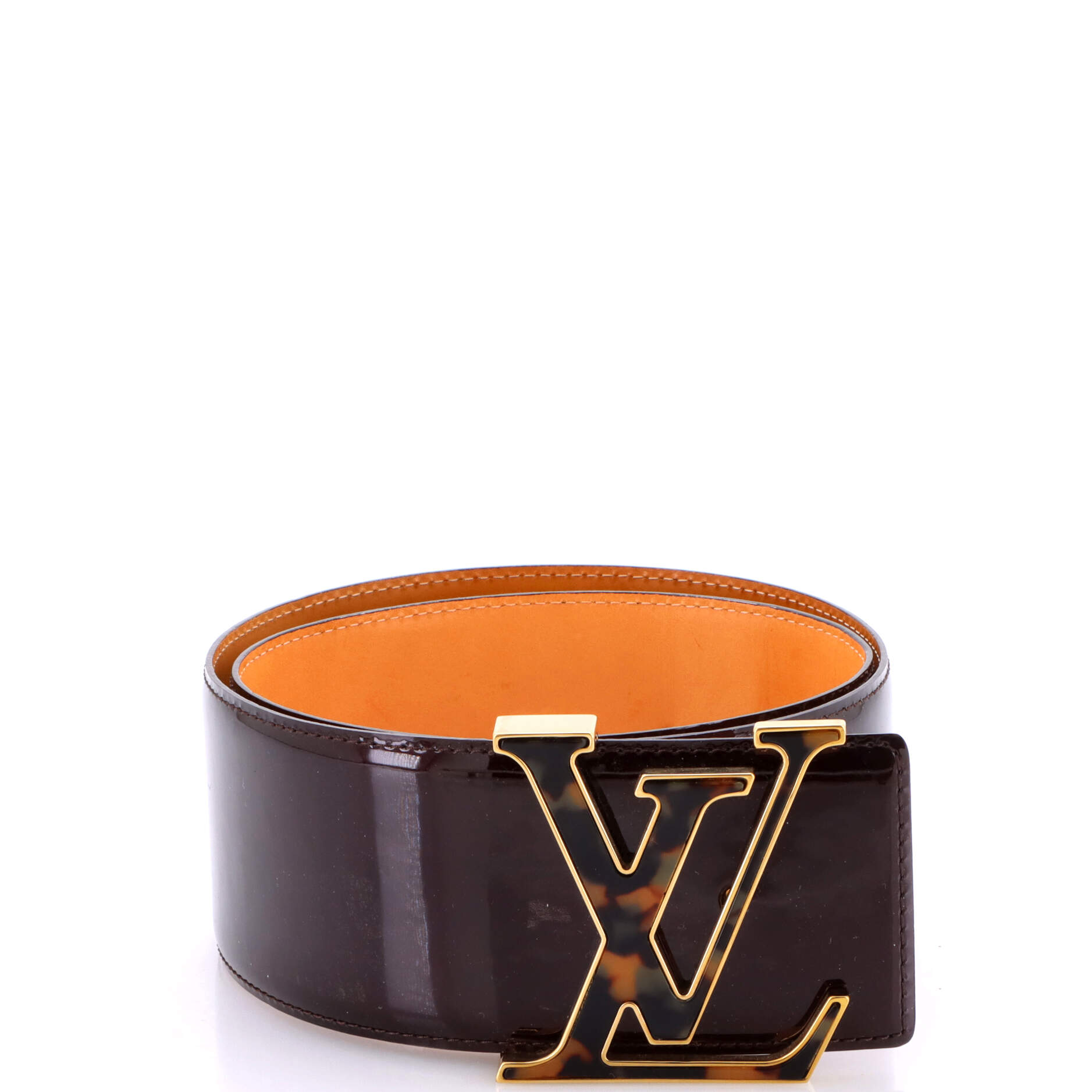 LV Initiales Belt Vernis Wide 75