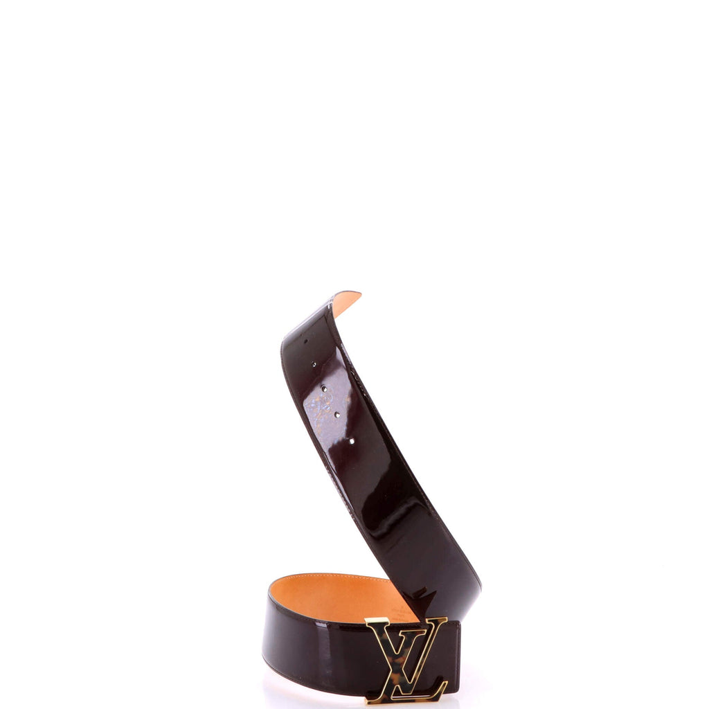 LV Initiales Belt Vernis Wide 75