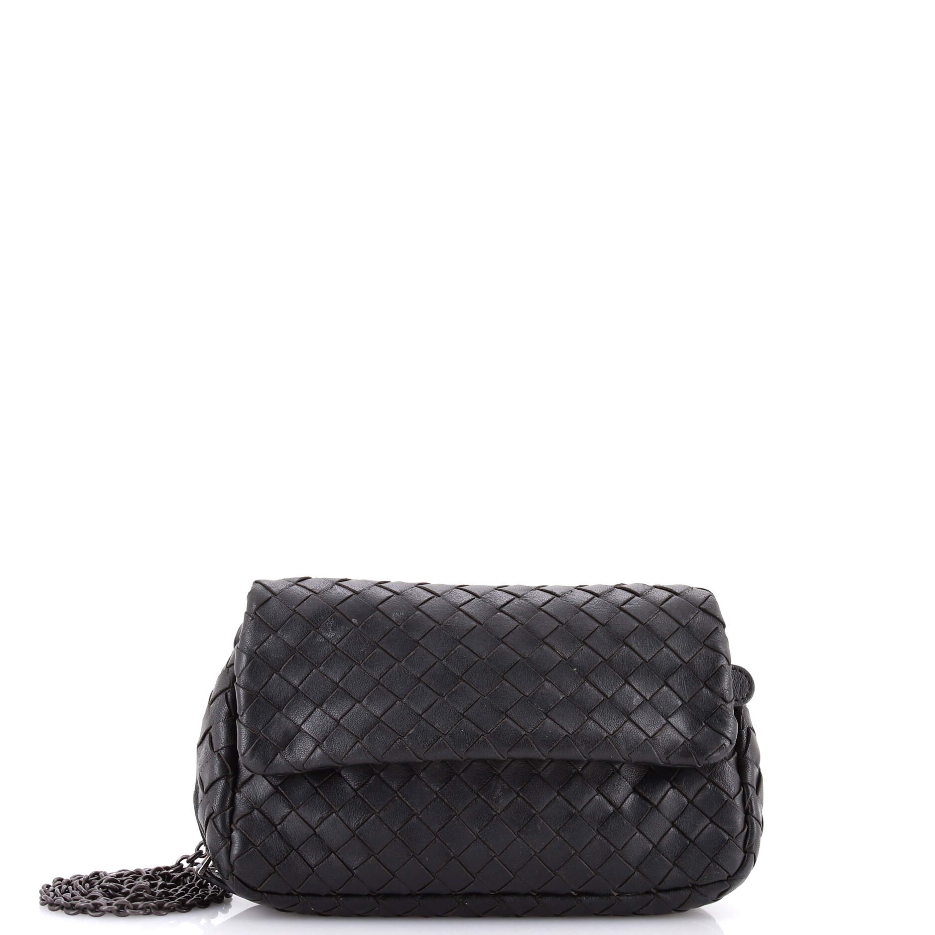 Expandable Chain Crossbody Bag Intrecciato Nappa Small