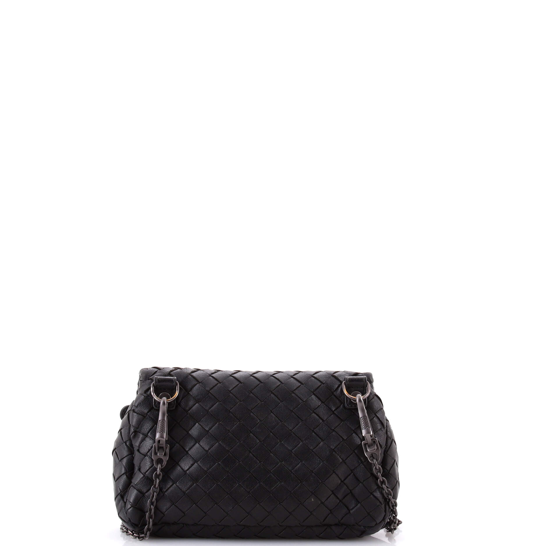 Expandable Chain Crossbody Bag Intrecciato Nappa Small