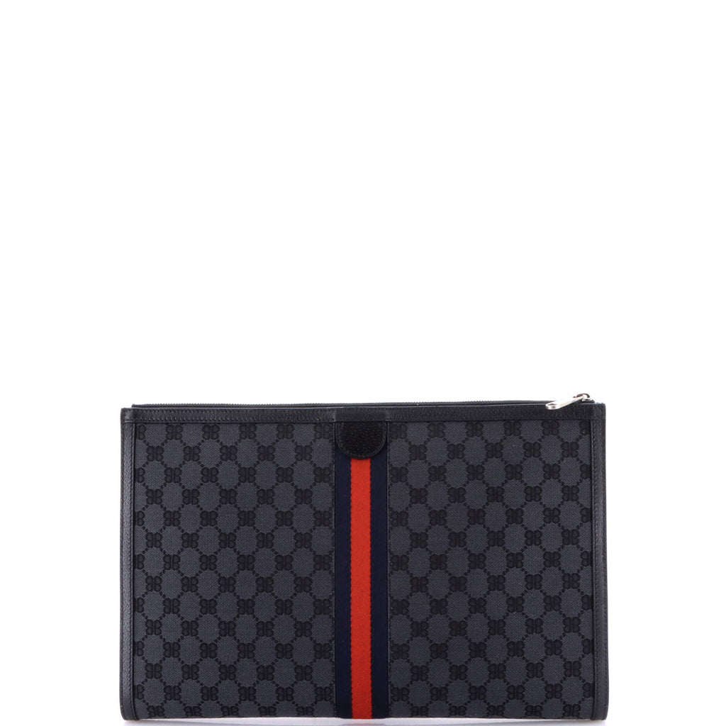 x Gucci The Hacker Project Laptop Pouch BB Canvas