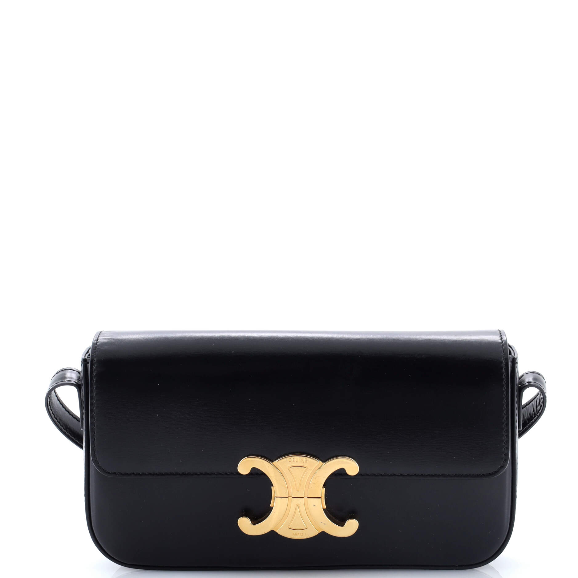 Triomphe East-West Shoulder Bag Smooth Calfskin