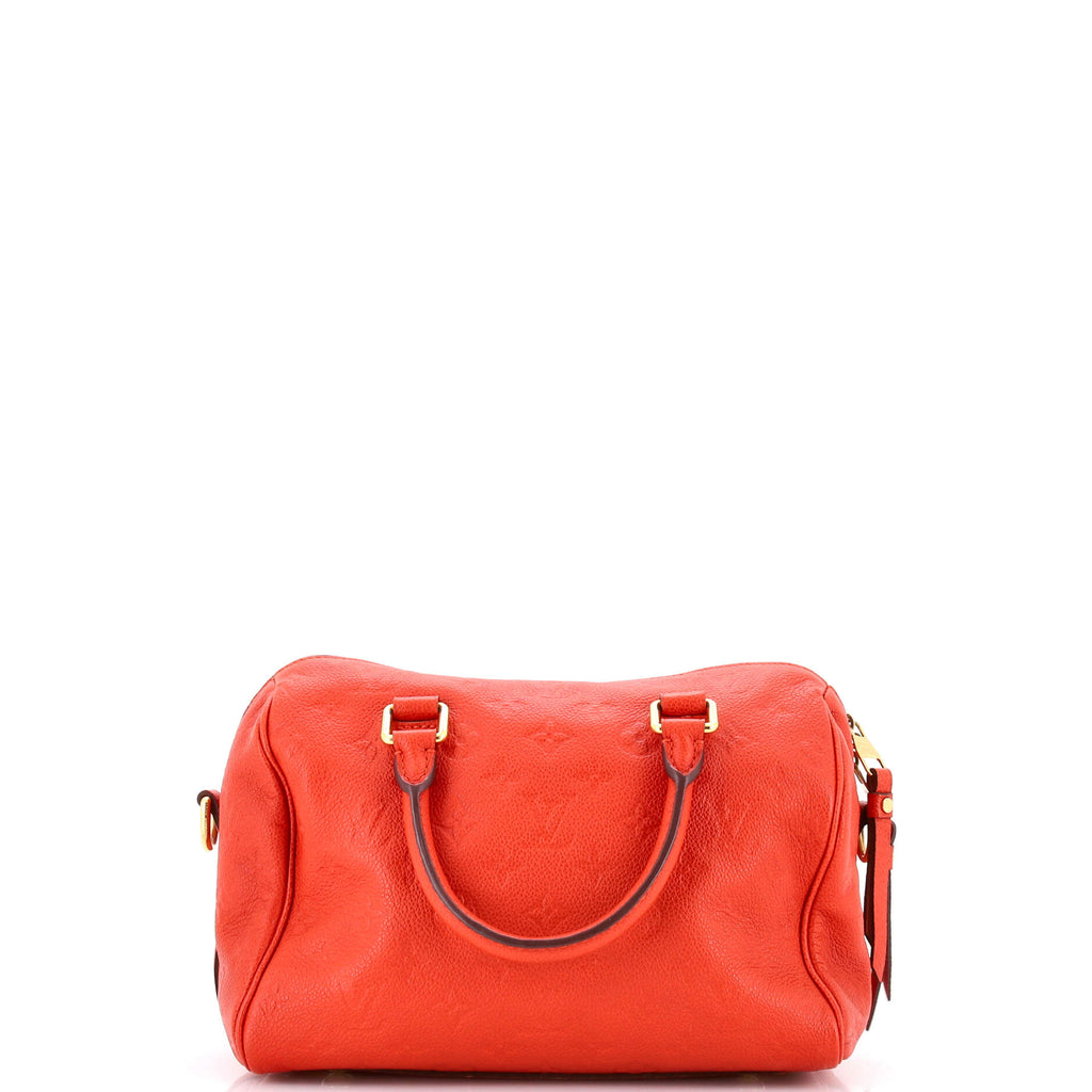 Speedy Bandouliere Bag Monogram Empreinte Leather 25
