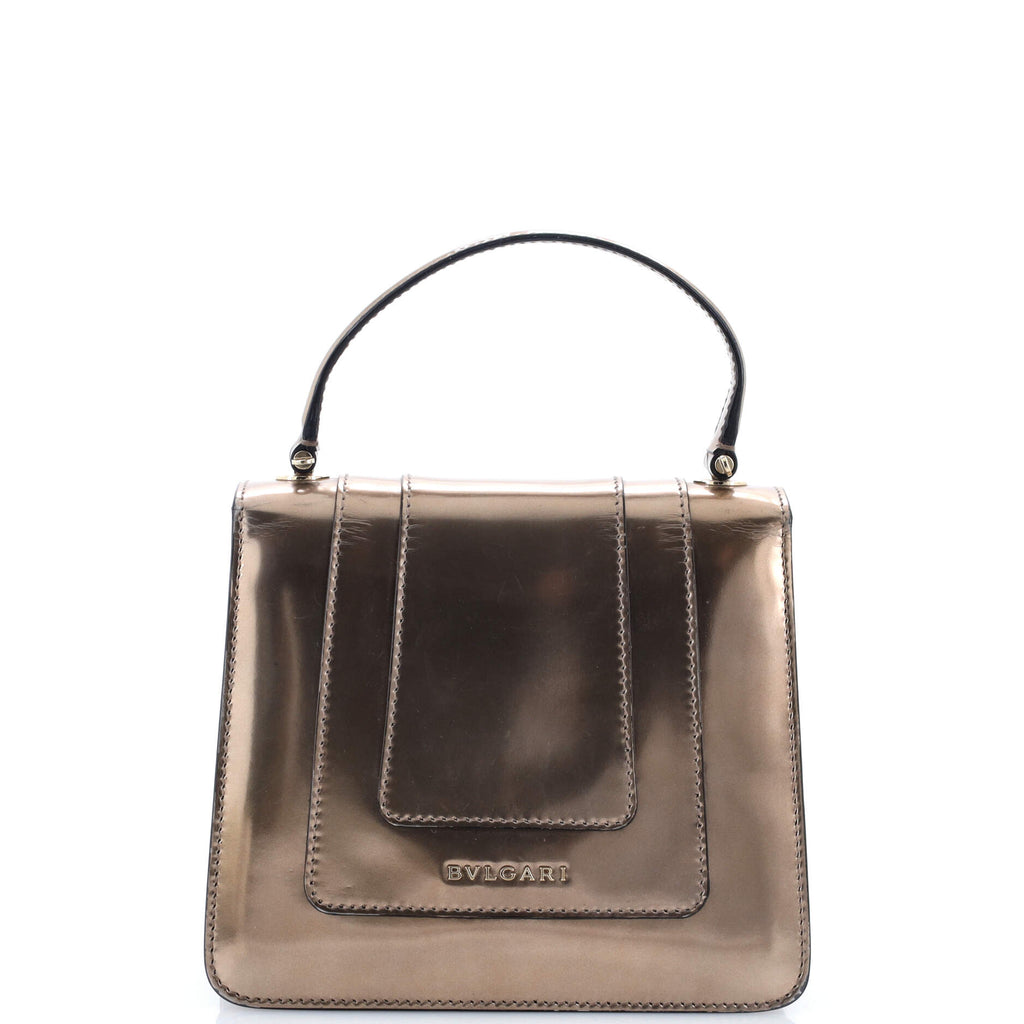 Serpenti Top Handle Bag Patent Small