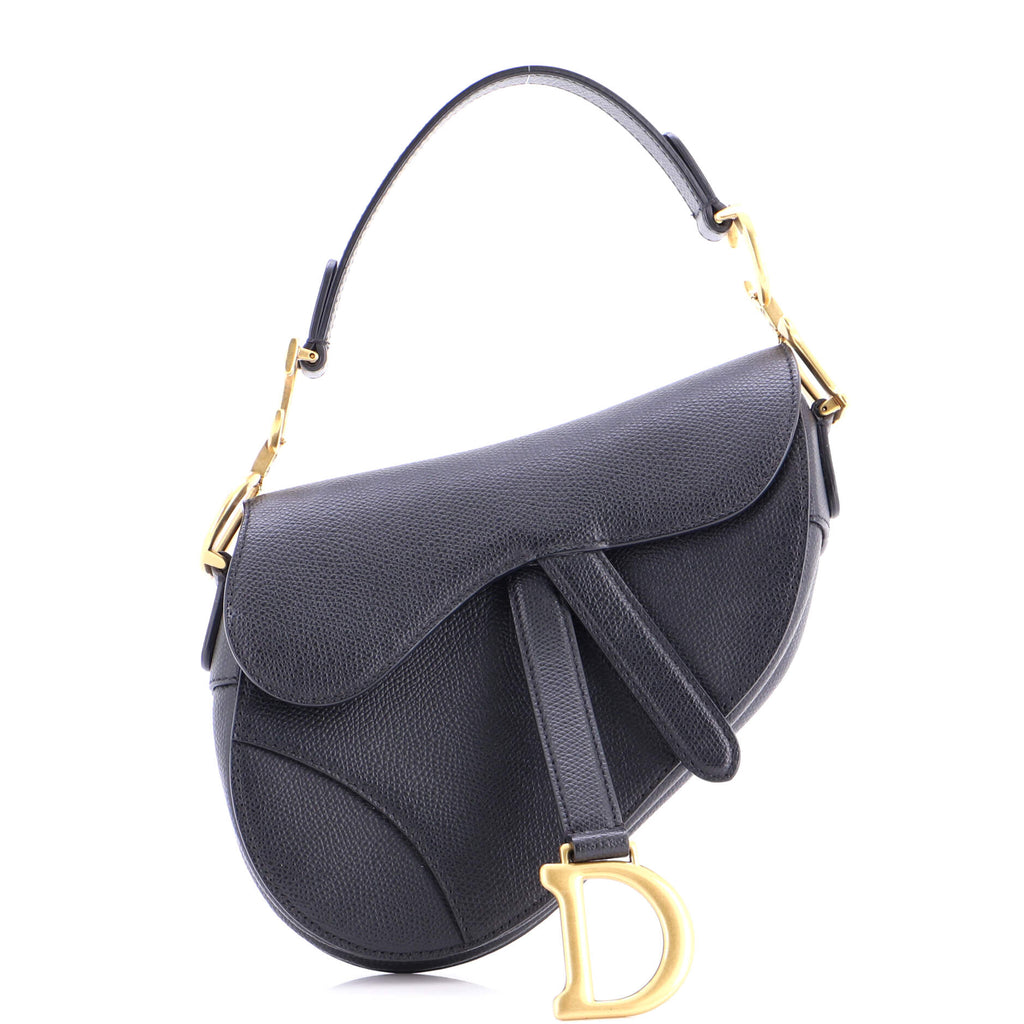 Saddle Handbag Leather Mini