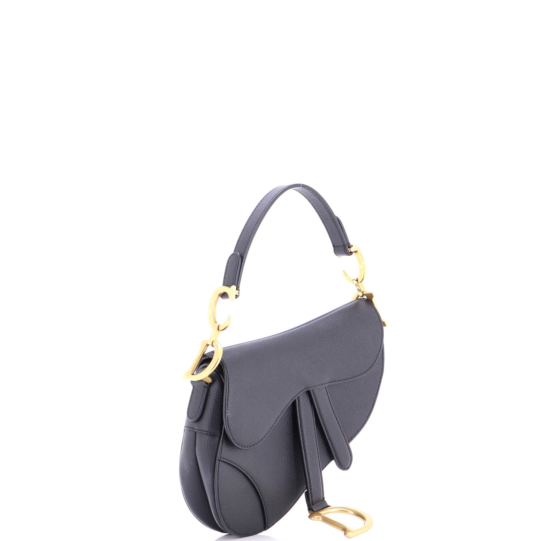 Saddle Handbag Leather Mini