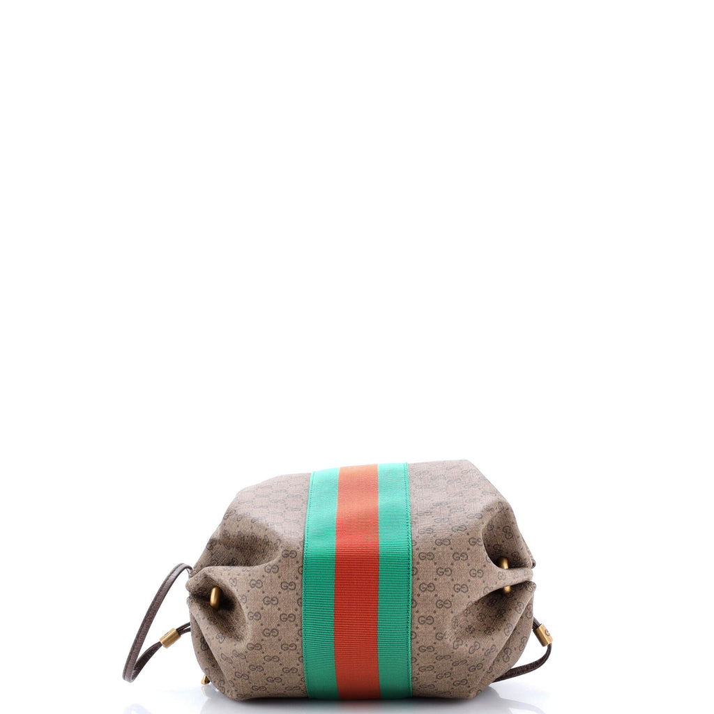 Web Butterfly Candy Crossbody Bag Mini GG Coated Canvas