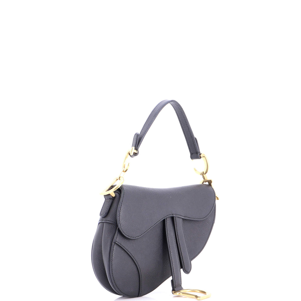 Saddle Handbag Leather Mini