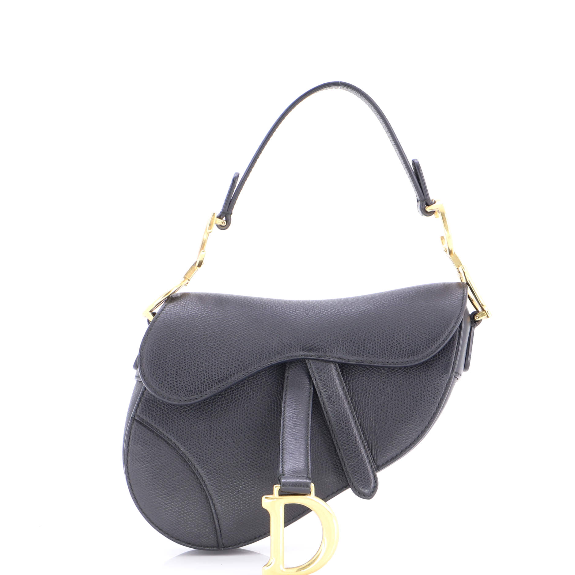 Saddle Handbag Leather Mini