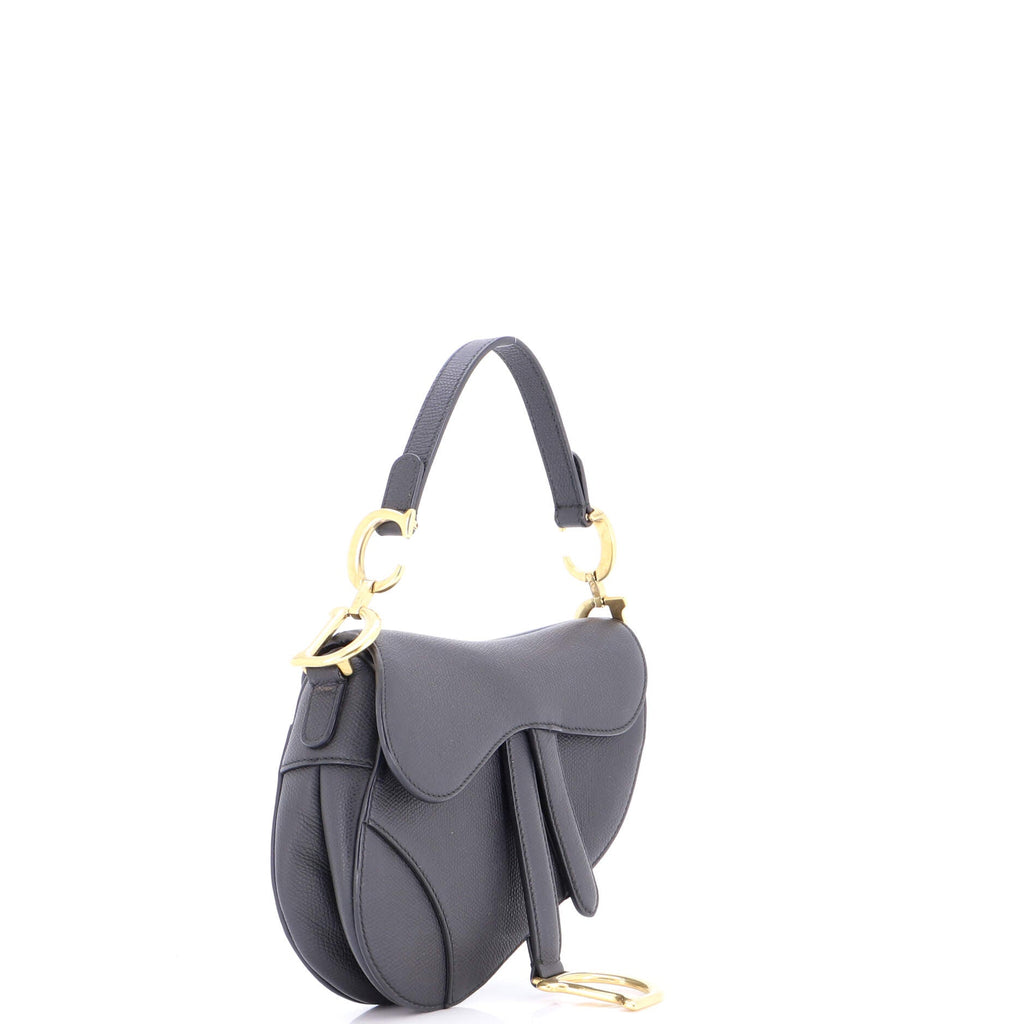 Saddle Handbag Leather Mini