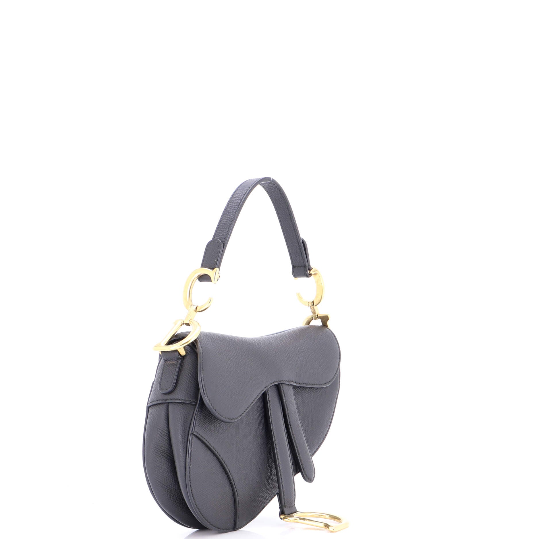 Saddle Handbag Leather Mini