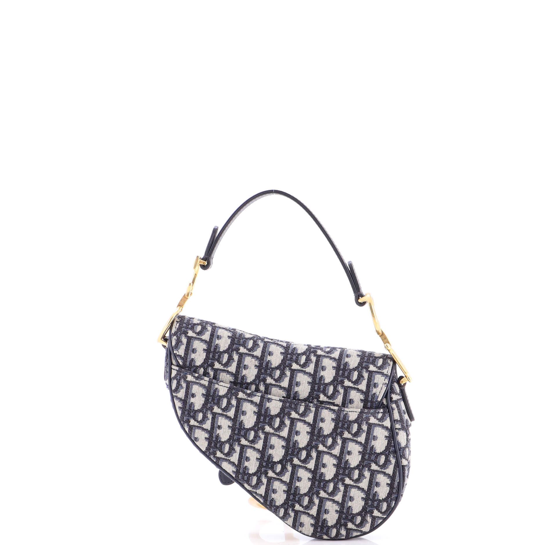 Saddle Handbag Oblique Canvas Mini