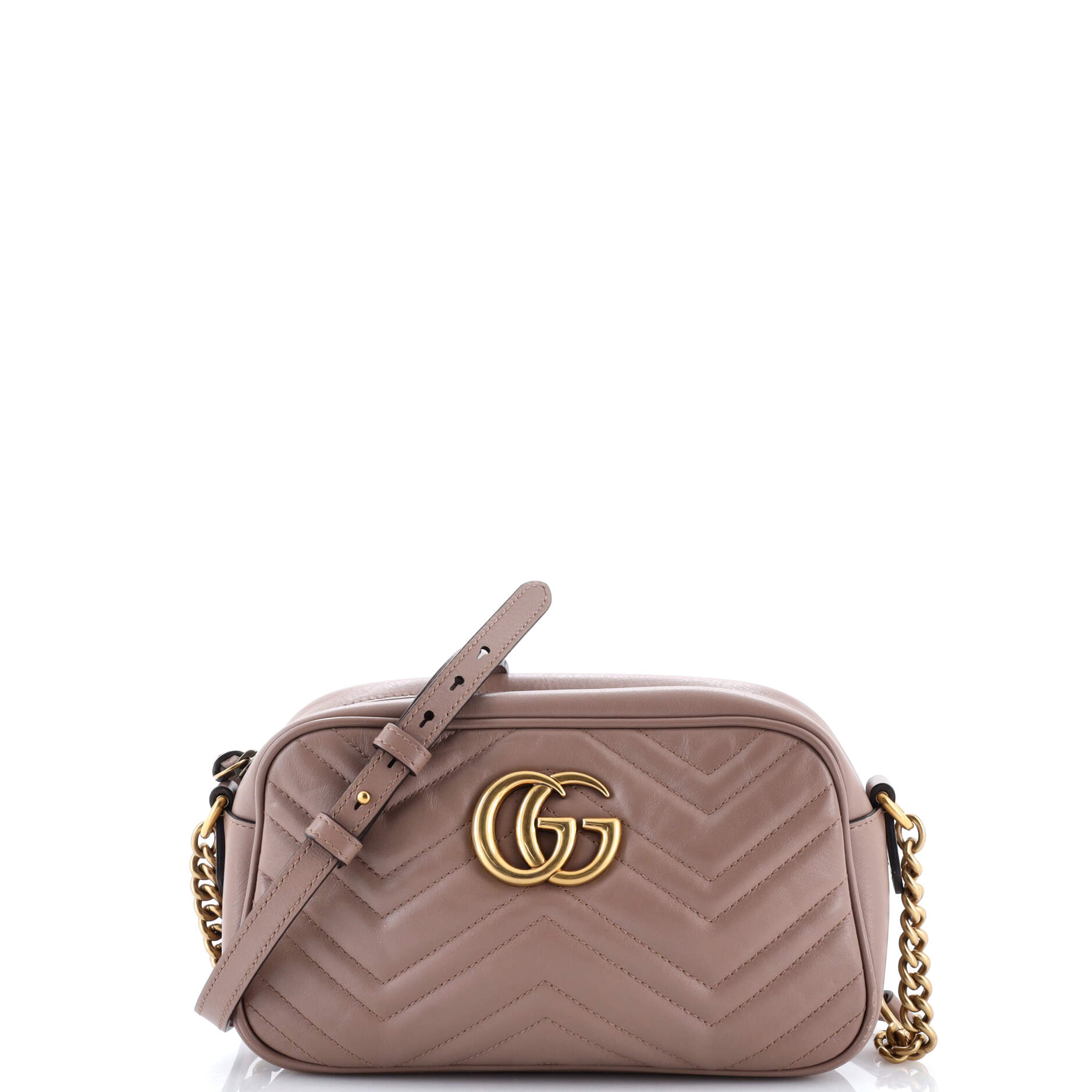GG Marmont Shoulder Bag Matelasse Leather Small