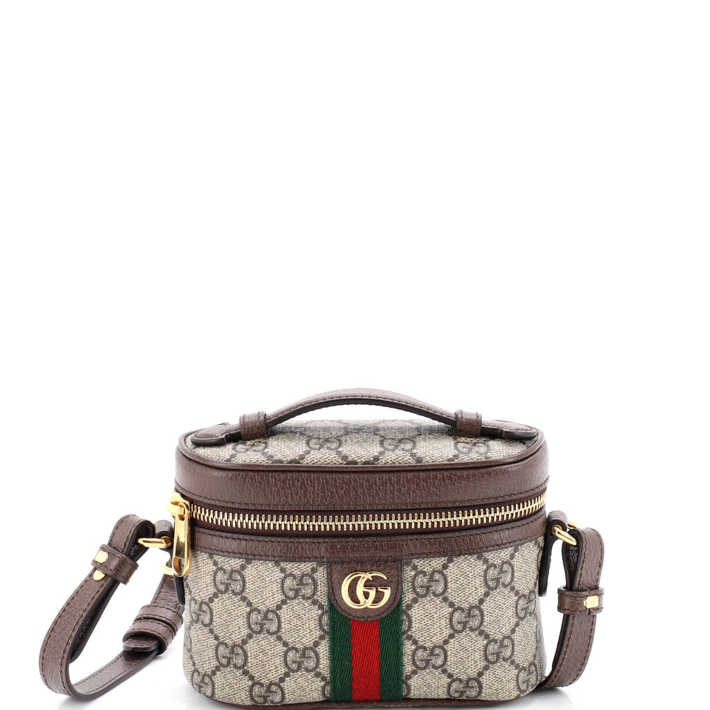 Ophidia Top Handle Bag GG Coated Canvas Mini