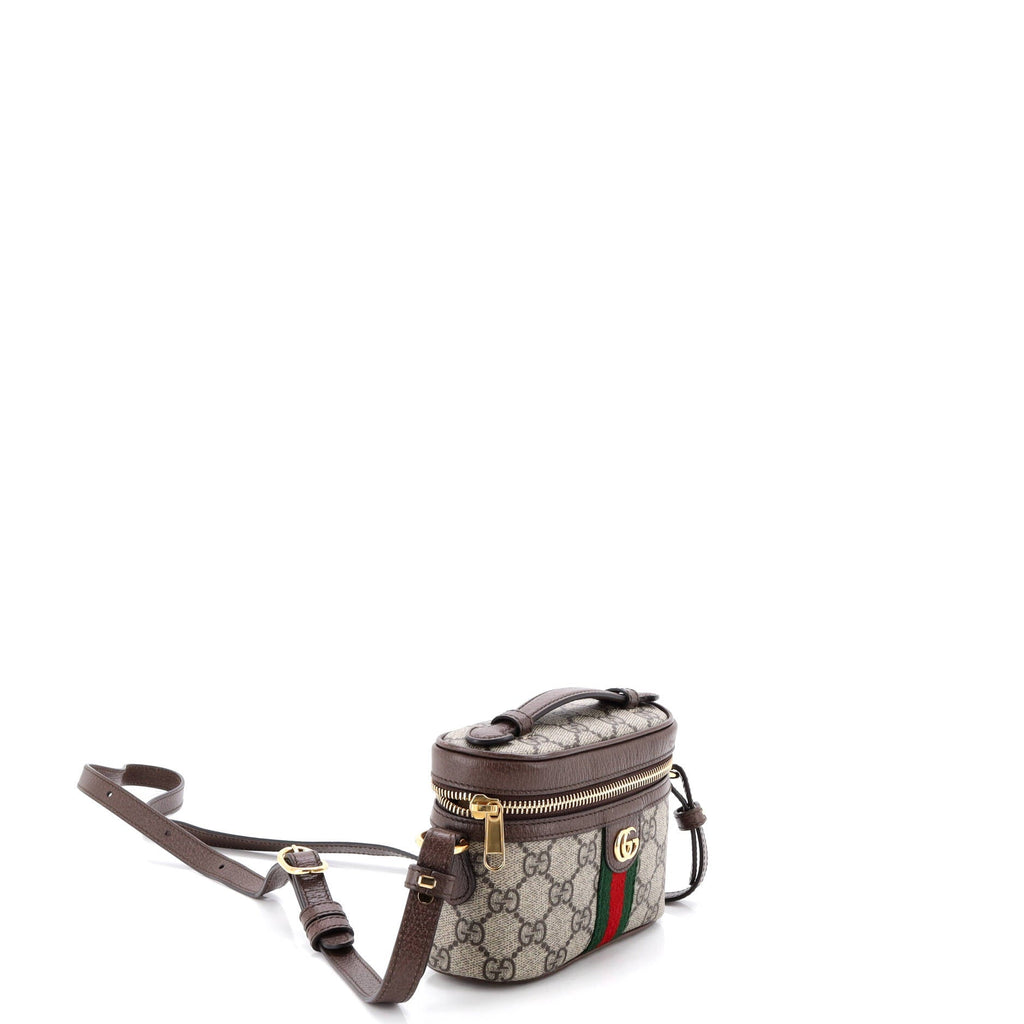 Ophidia Top Handle Bag GG Coated Canvas Mini