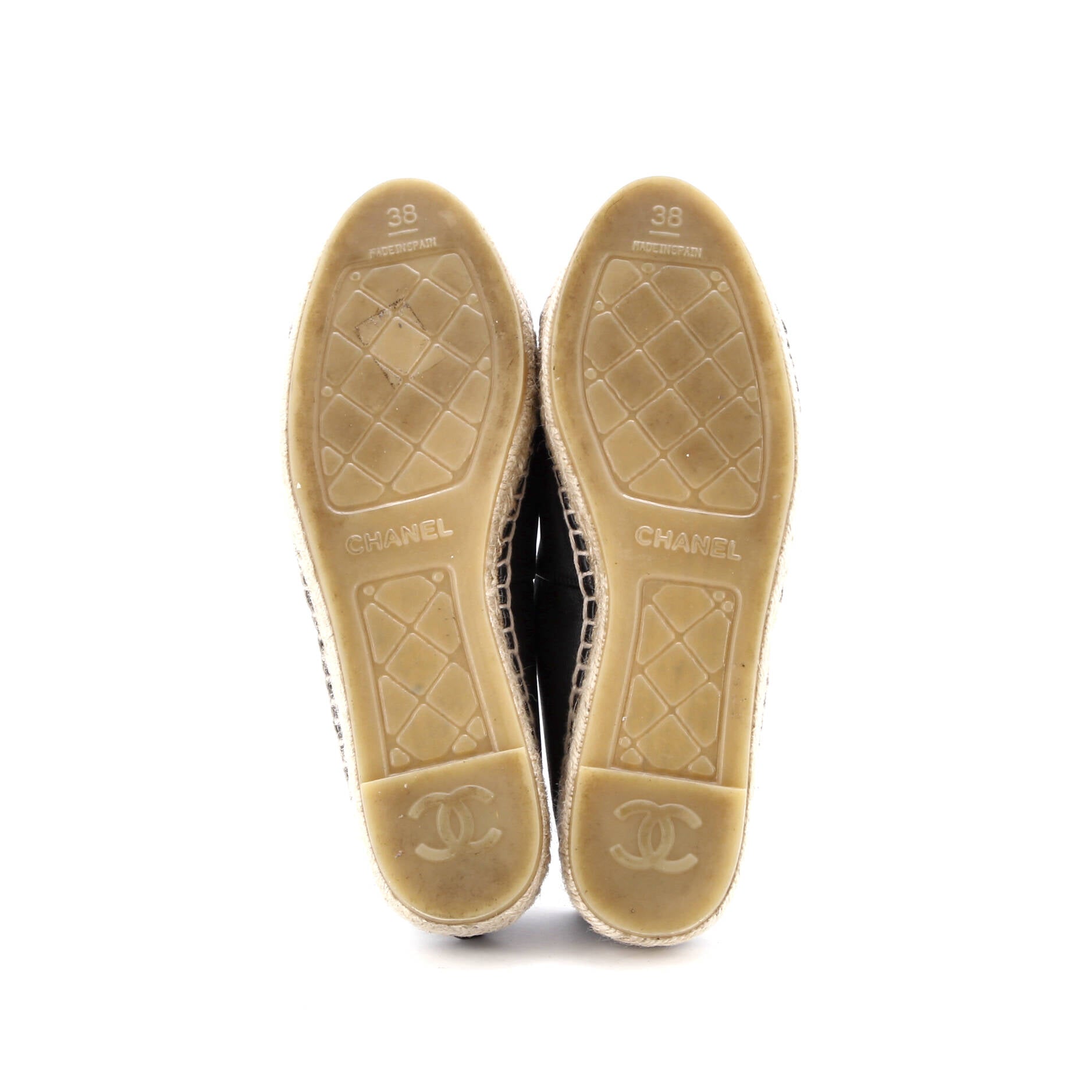 Women's CC Cap Toe Espadrilles Leather