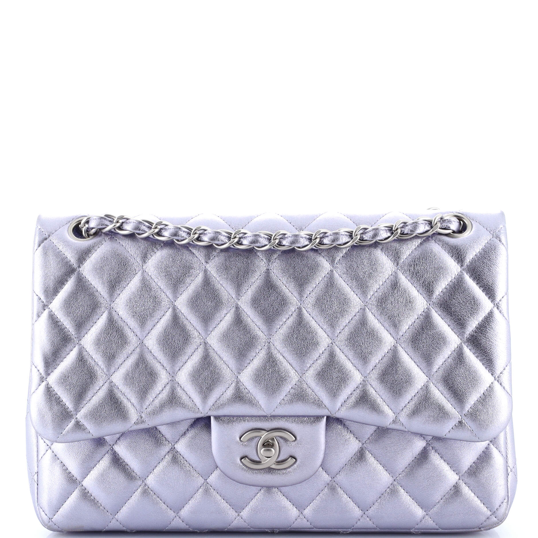 Classic Double Flap Bag Quilted Lambskin Jumbo