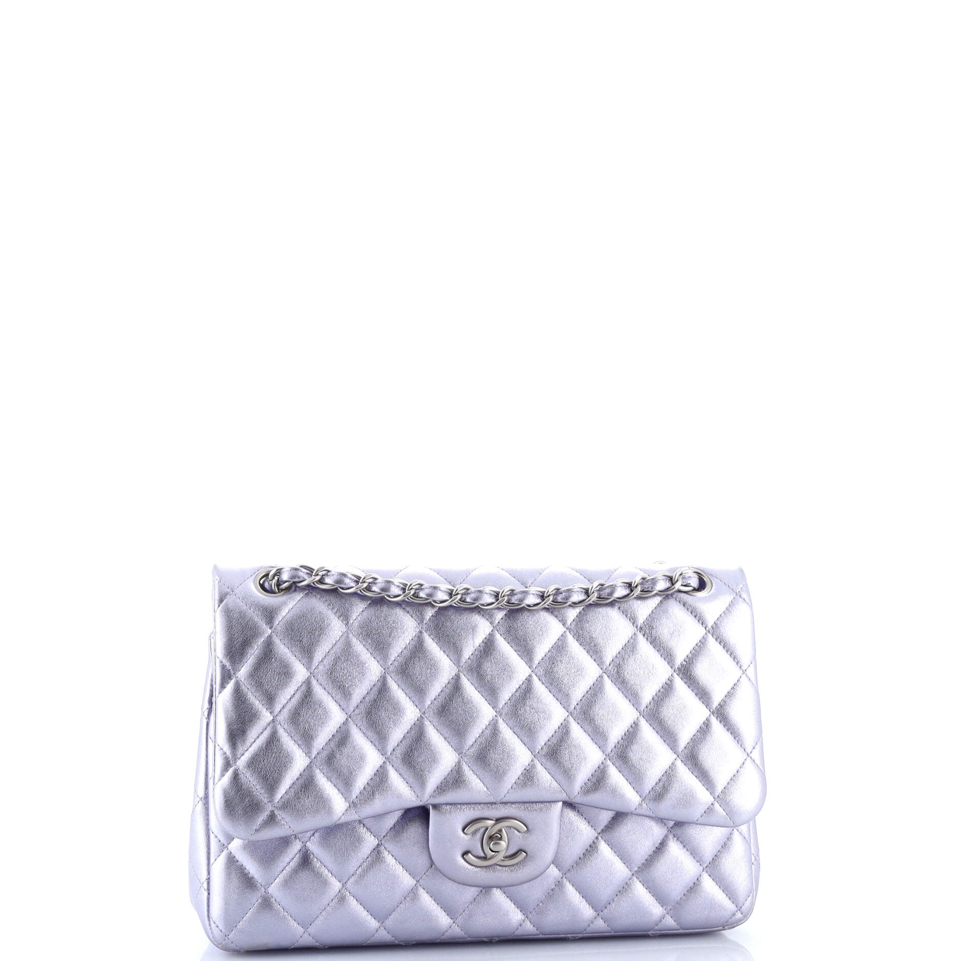 Classic Double Flap Bag Quilted Lambskin Jumbo