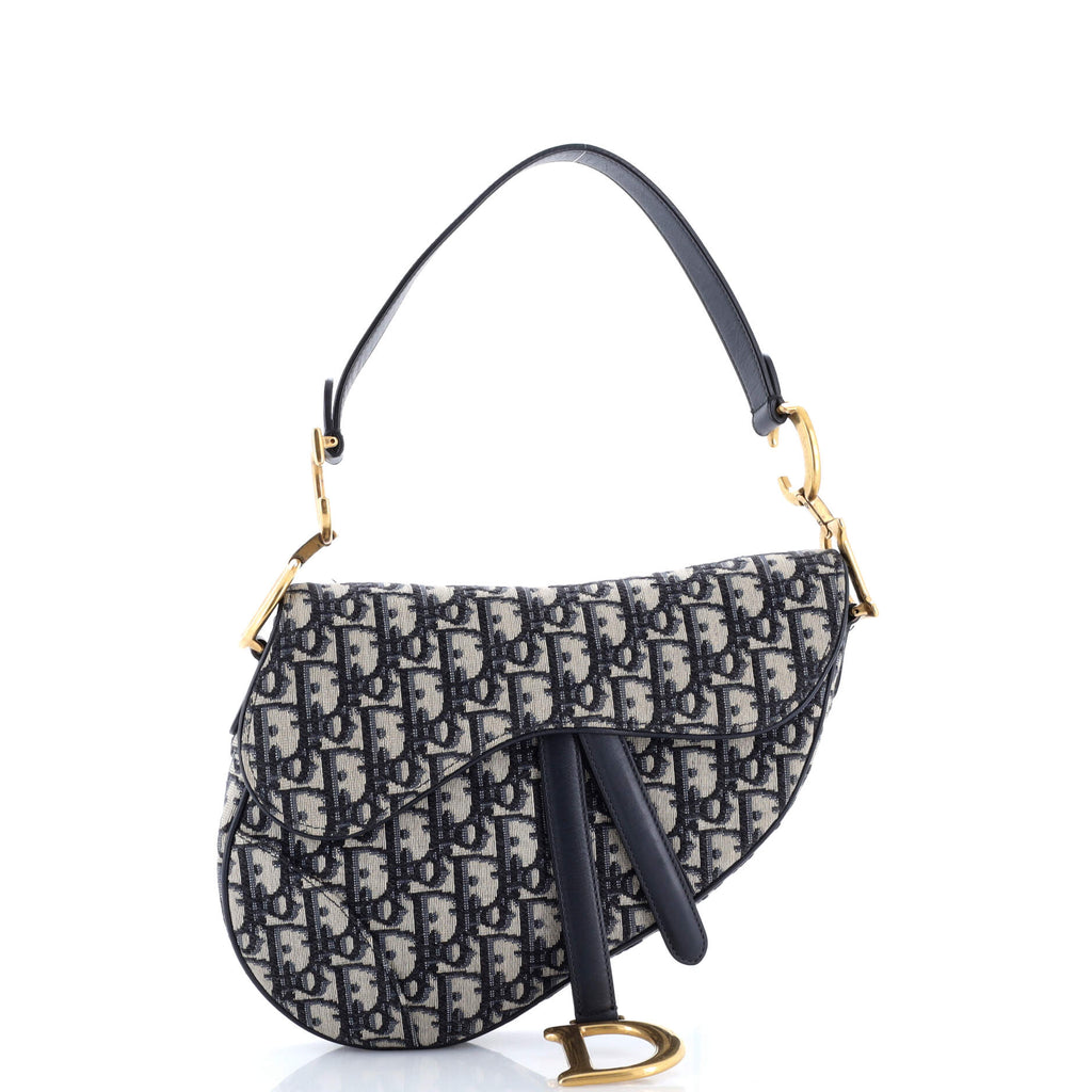 Saddle Handbag Oblique Canvas Medium