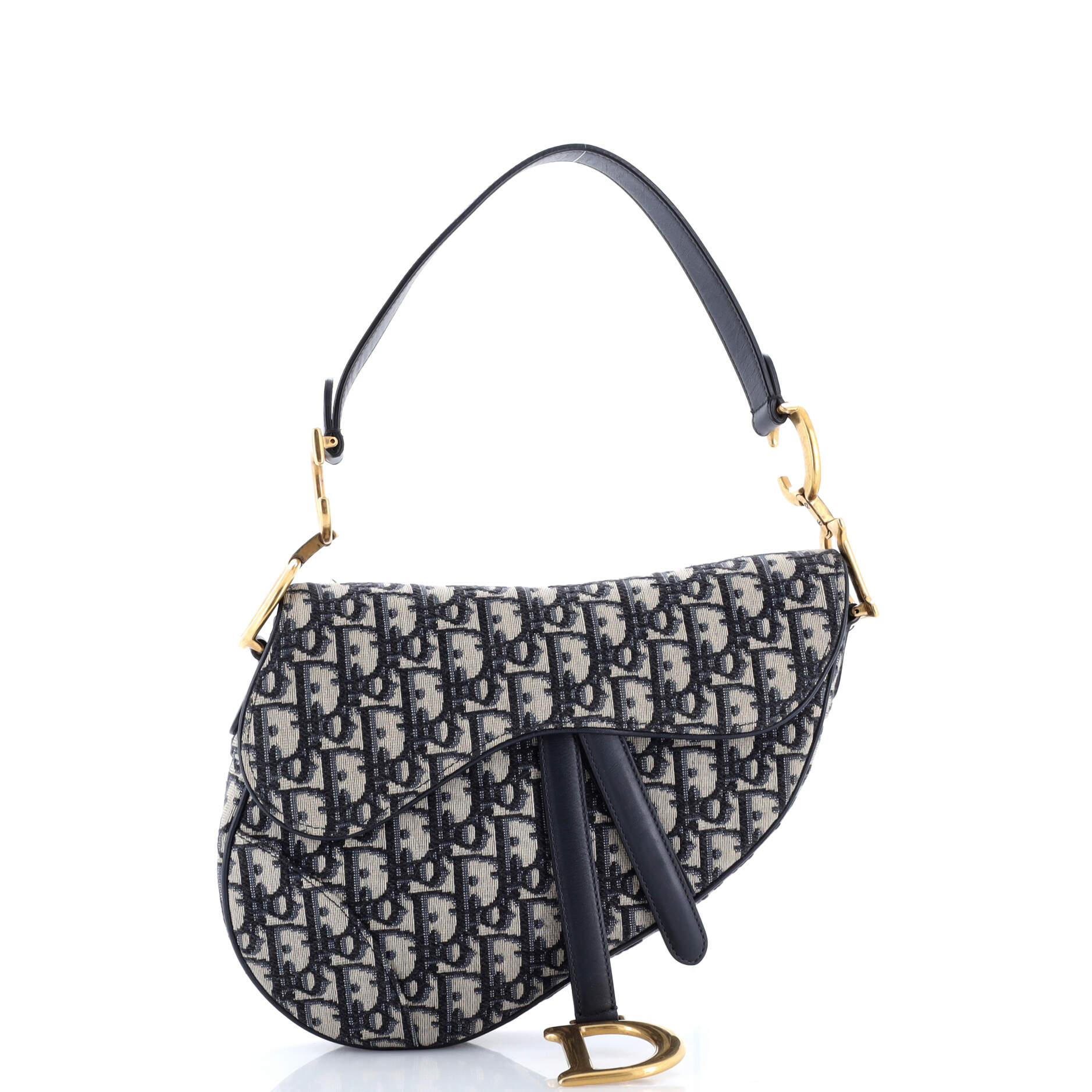 Saddle Handbag Oblique Canvas Medium