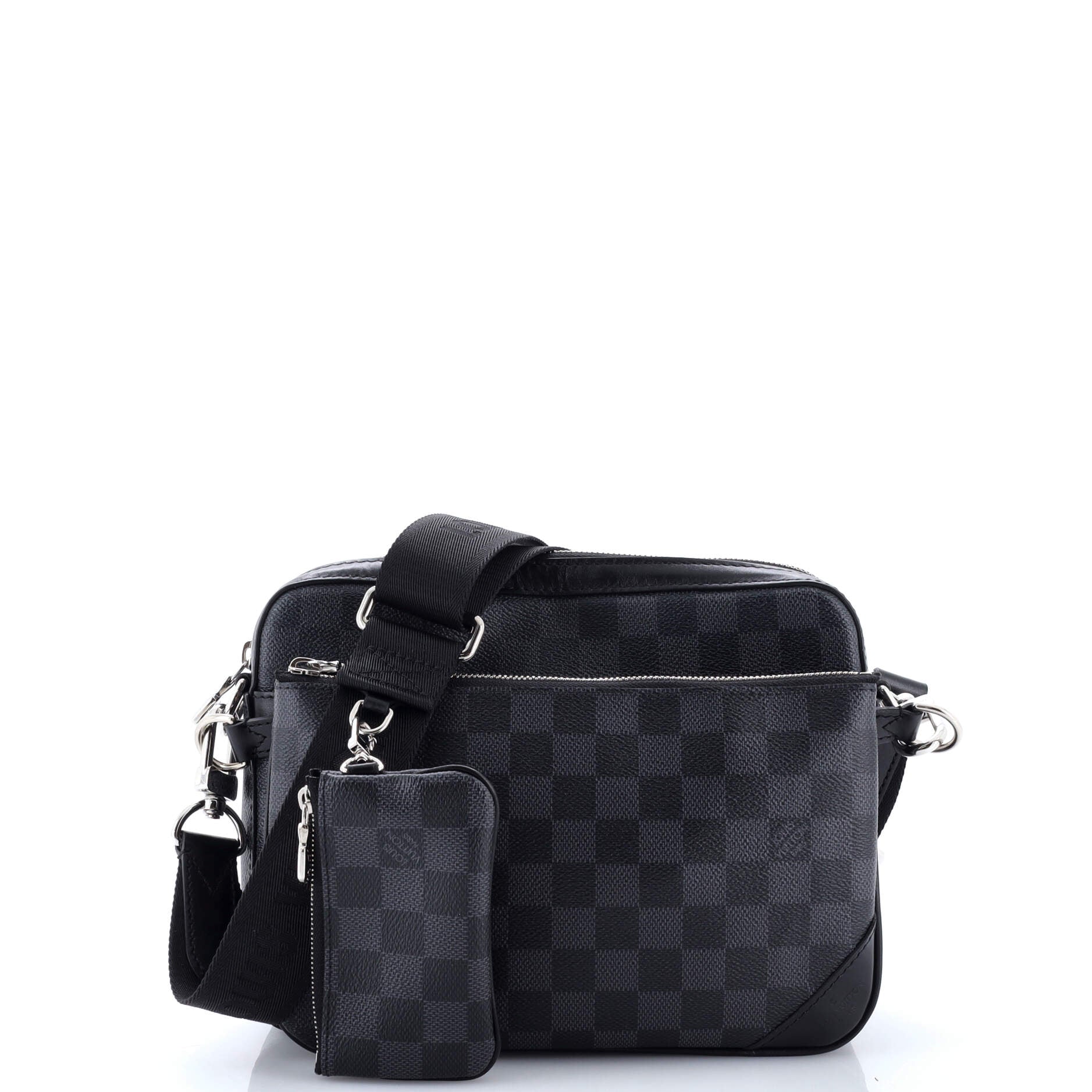 Trio Messenger Bag Damier Graphite