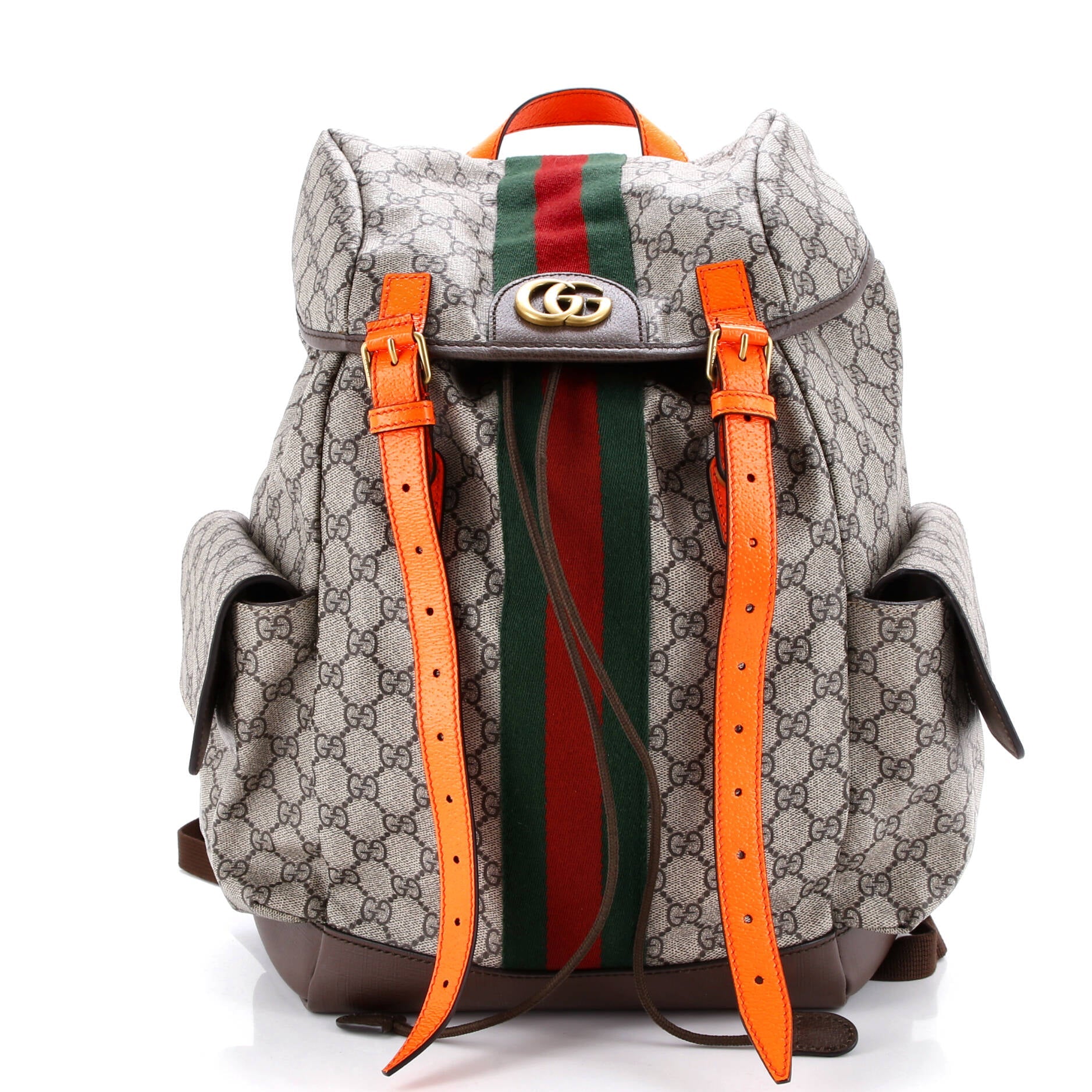 Ophidia Flap Backpack GG Coated Canvas Medium