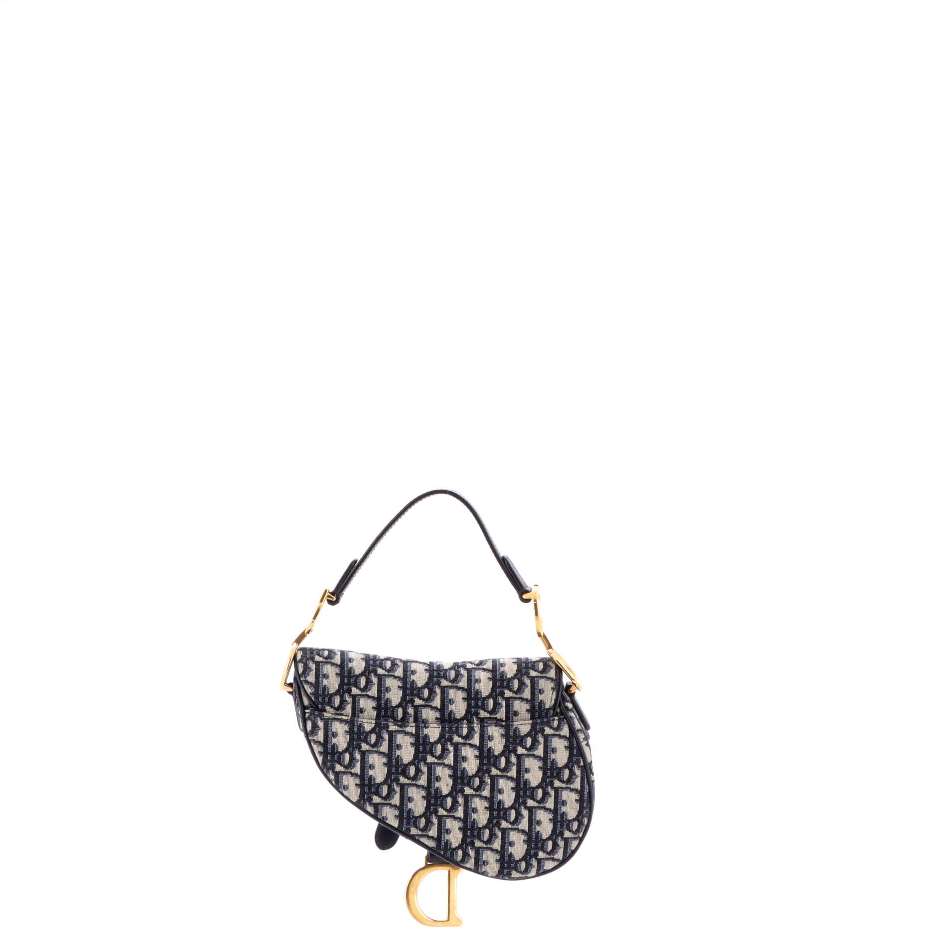Saddle Handbag Oblique Canvas Mini