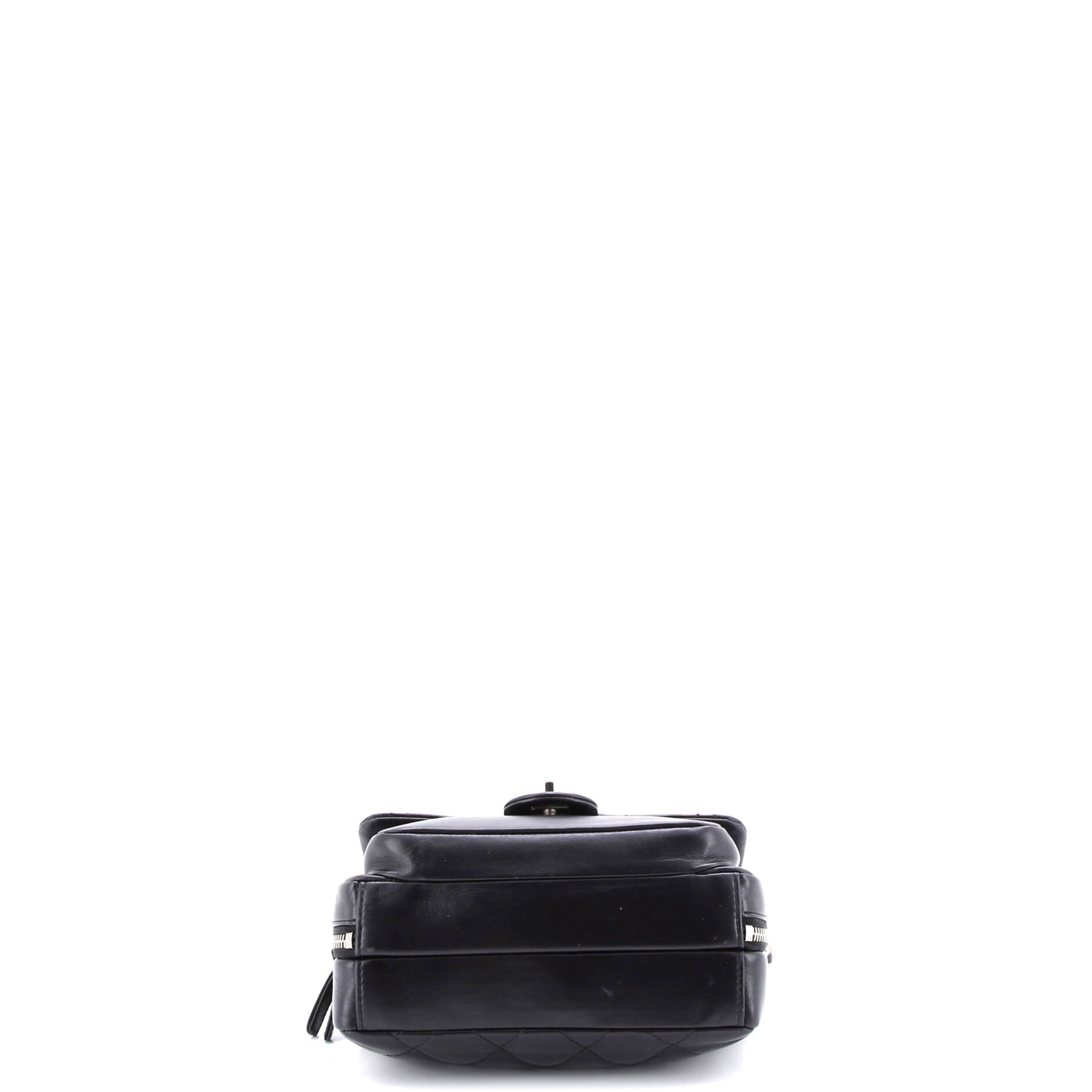 Express Zip Around CC Flap Bag Quilted Calfskin Small