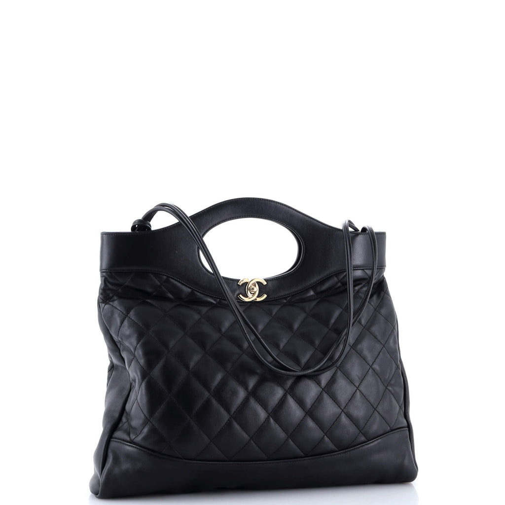 31 Shopping Bag Quilted Calfskin Large