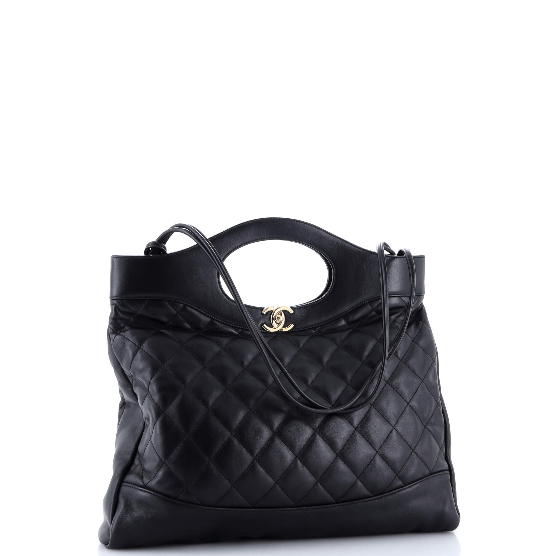 31 Shopping Bag Quilted Calfskin Large