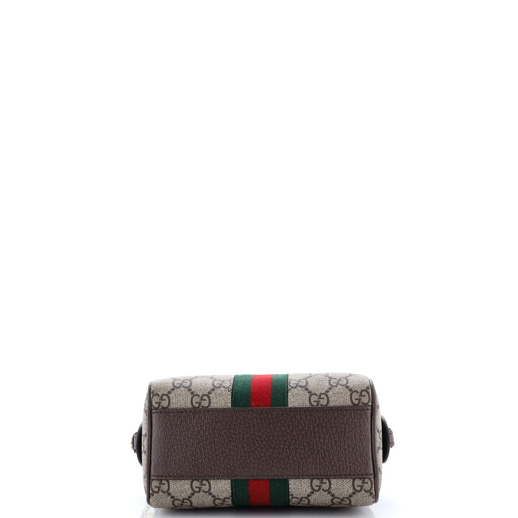 Ophidia Convertible Boston Bag GG Coated Canvas Super Mini