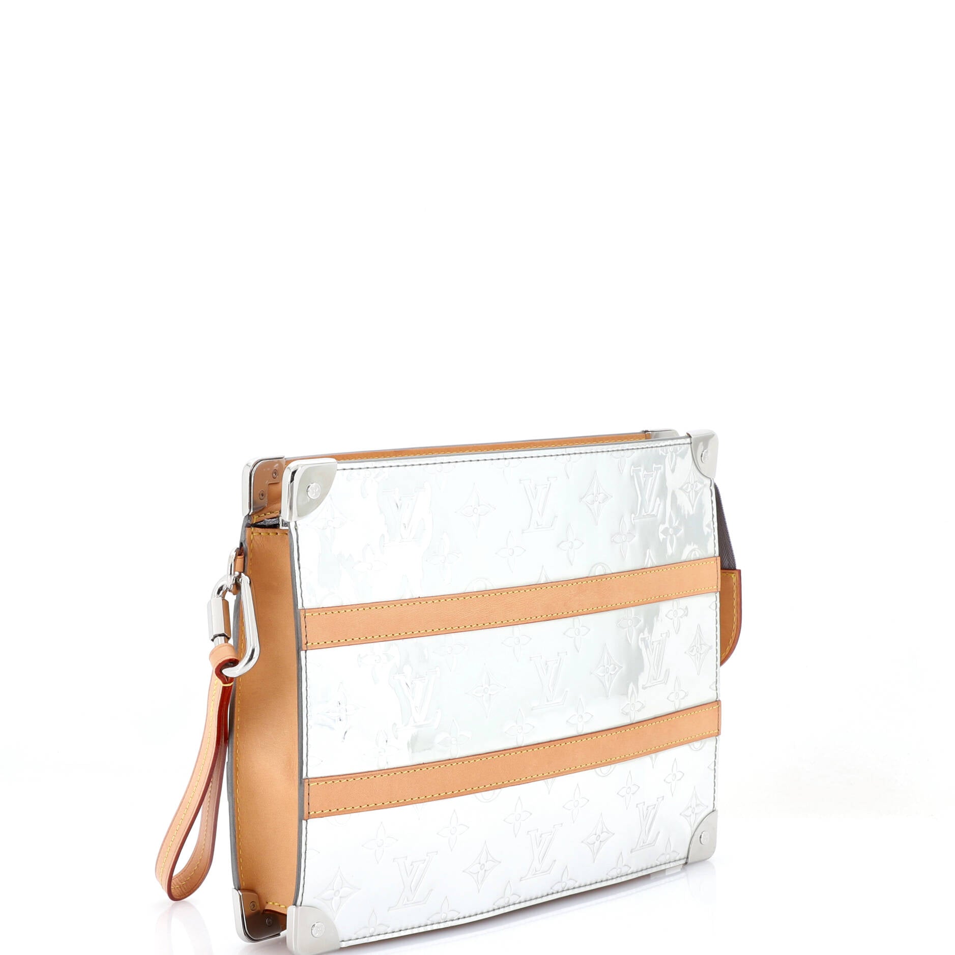 Trunk Pouch Monogram Mirror Coated Canvas