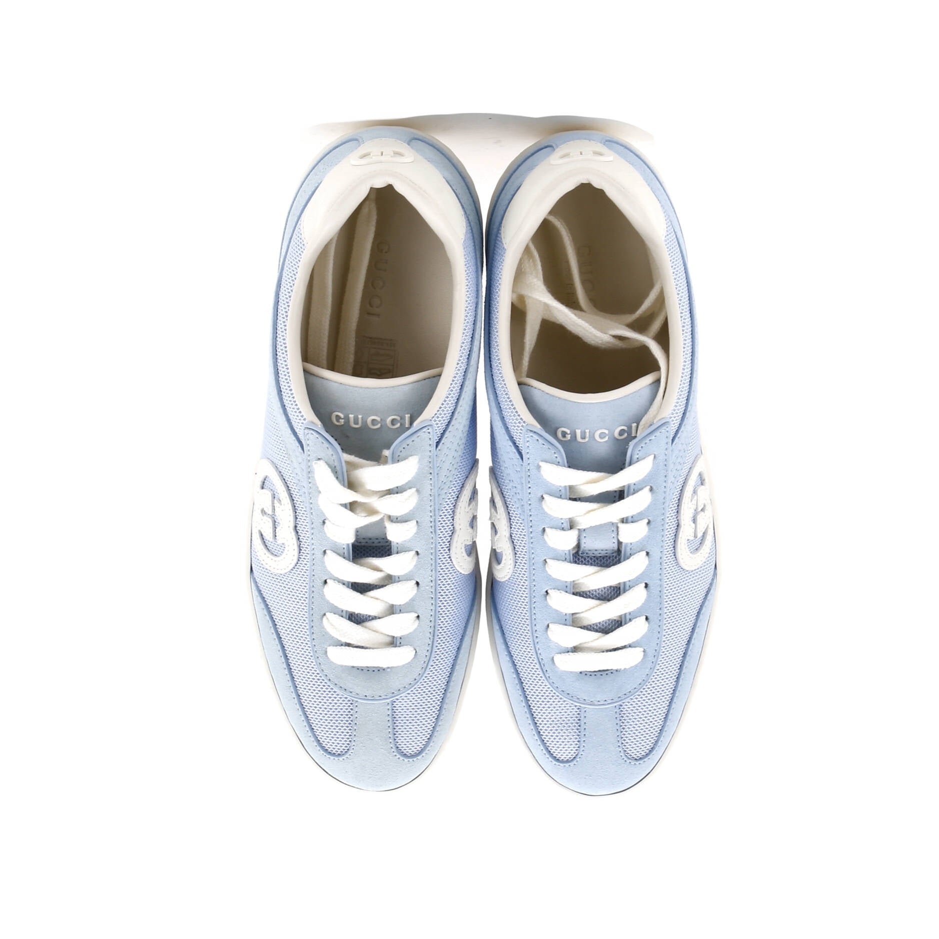 Women's G75 Low Top Sneakers GG Canvas and Suede