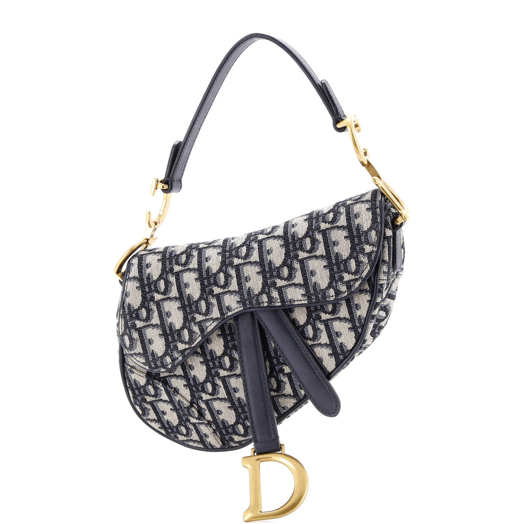 Saddle Handbag Oblique Canvas Mini