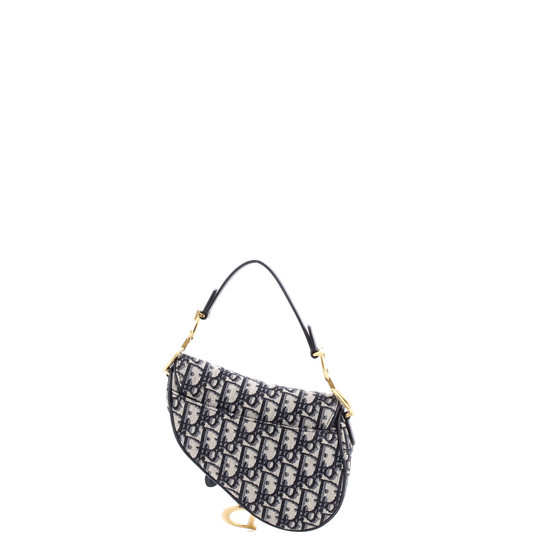 Saddle Handbag Oblique Canvas Mini