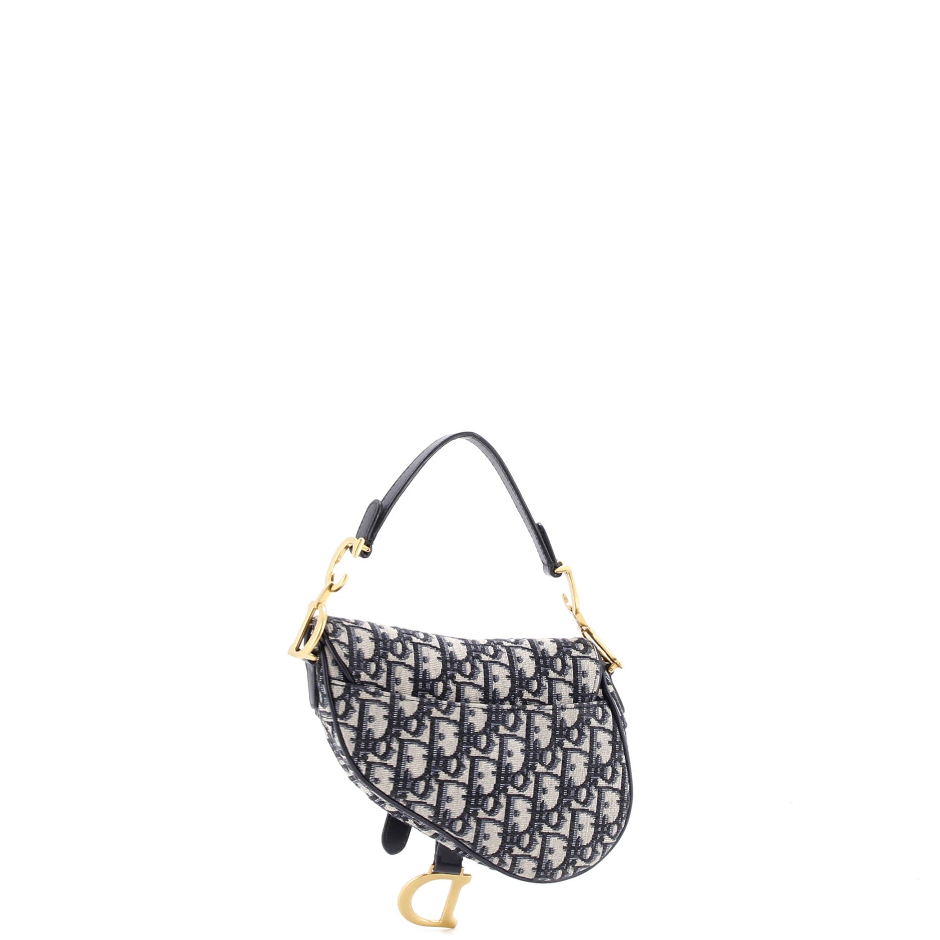 Saddle Handbag Oblique Canvas Mini