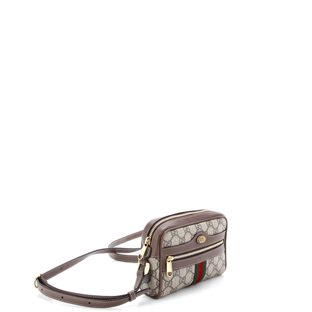 Ophidia Shoulder Bag GG Coated Canvas Mini