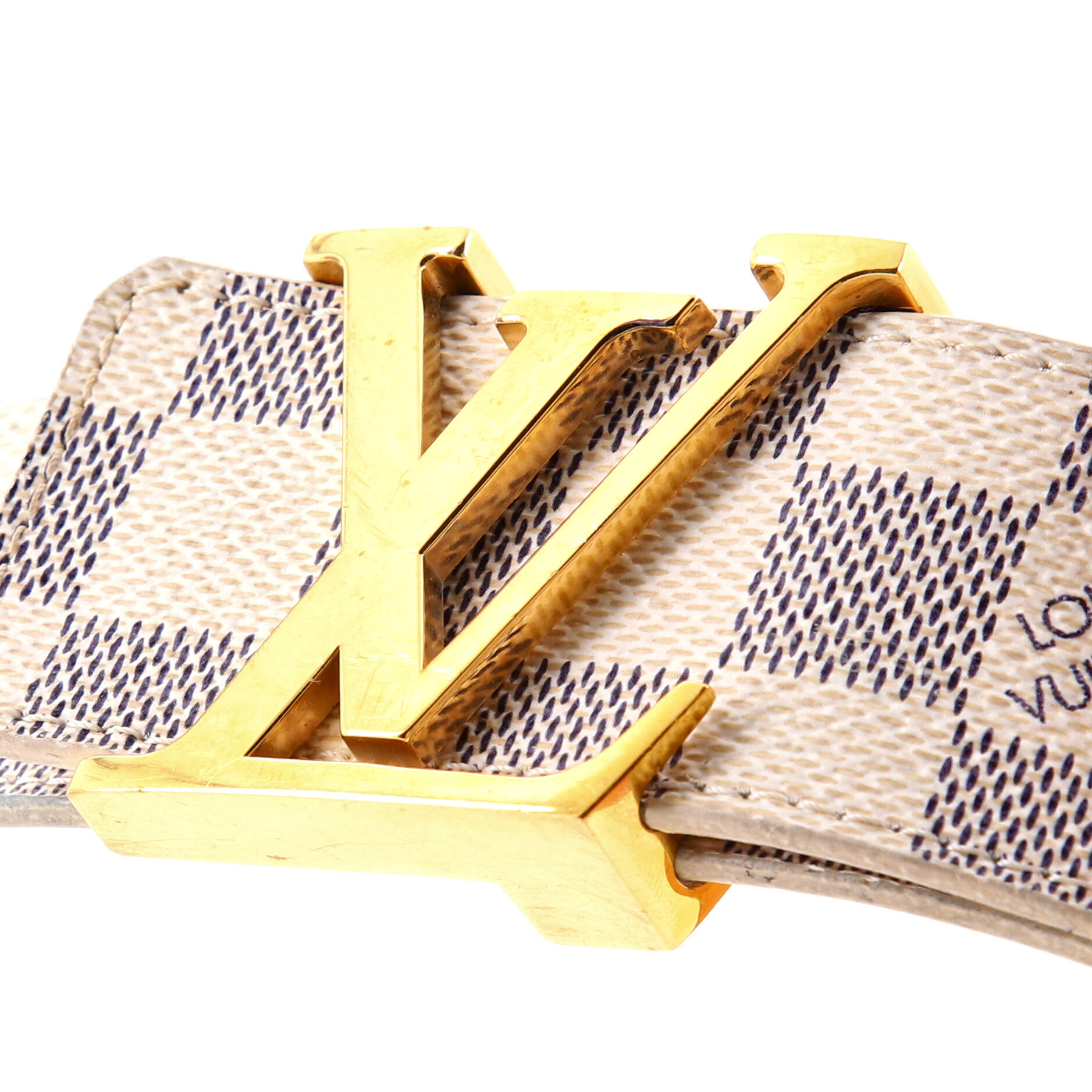 LV Initiales Belt Damier Wide