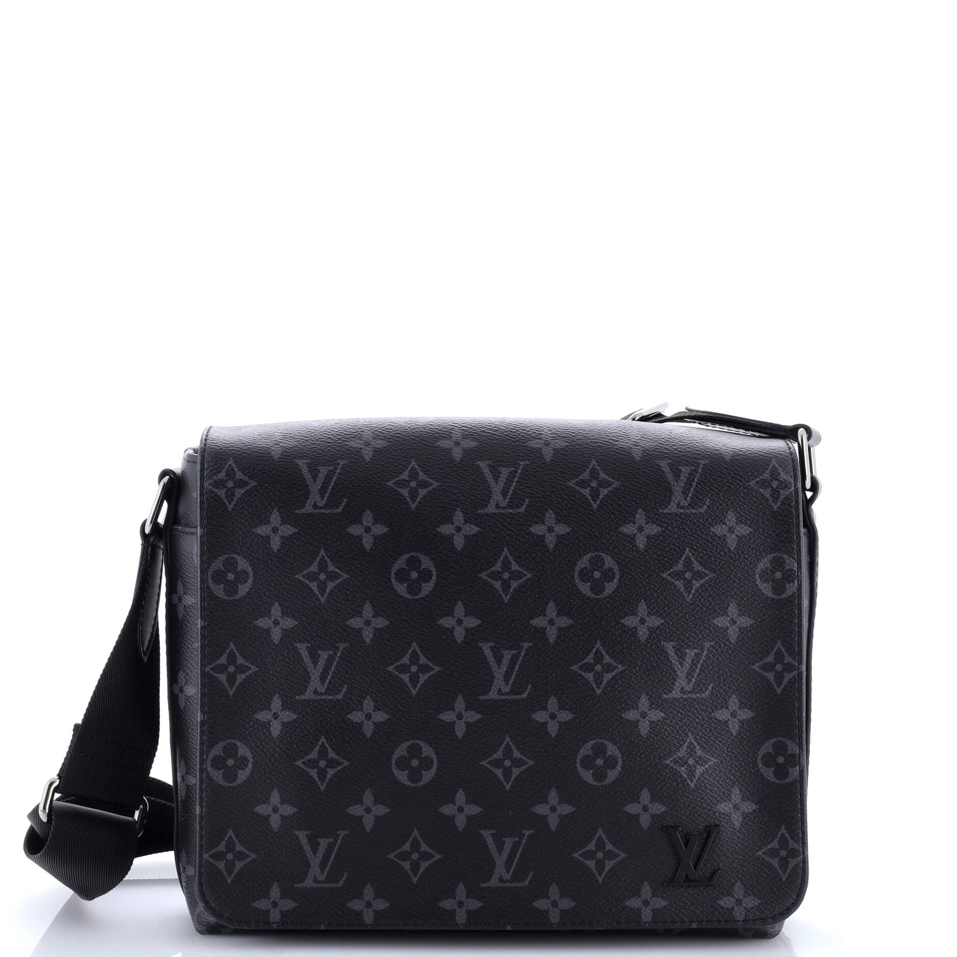 District Messenger Bag Monogram Eclipse Canvas PM