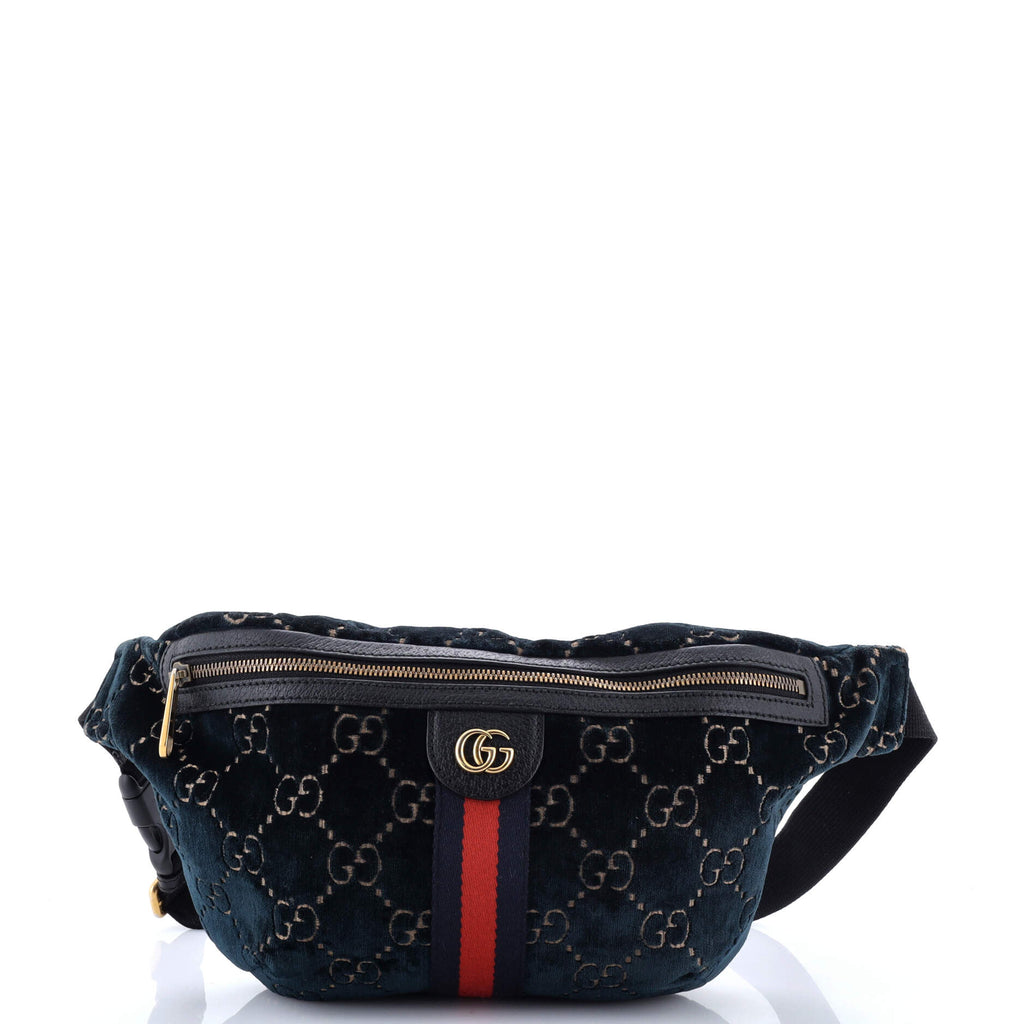 Ophidia Zip Belt Bag GG Velvet