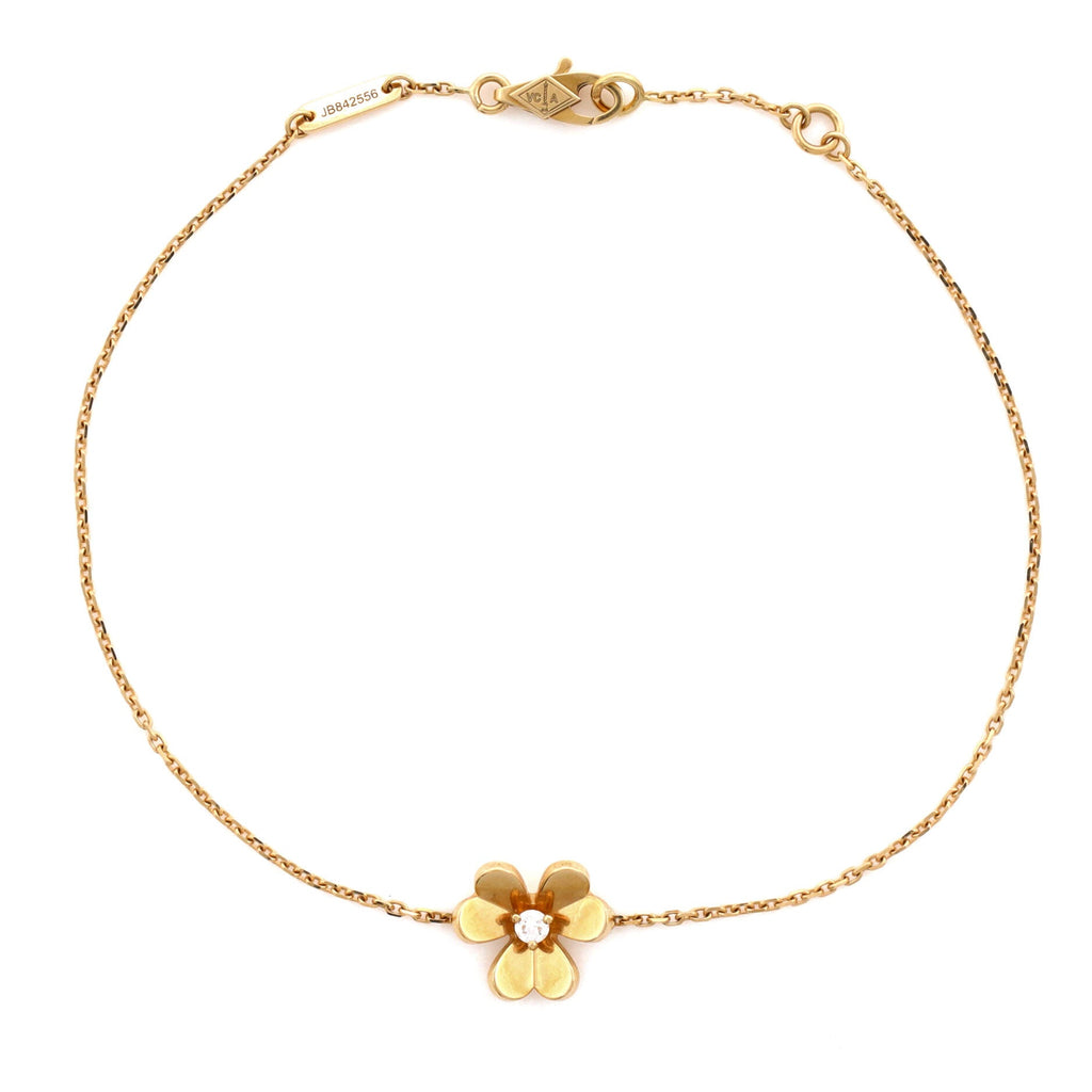 Frivole Bracelet 18K Yellow Gold with Diamond Mini