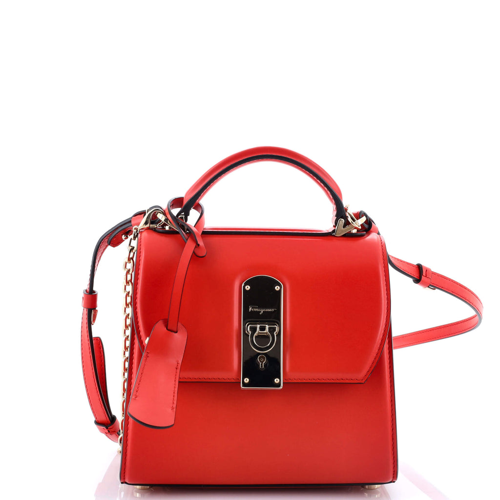 Boxyz Top Handle Bag Leather Small