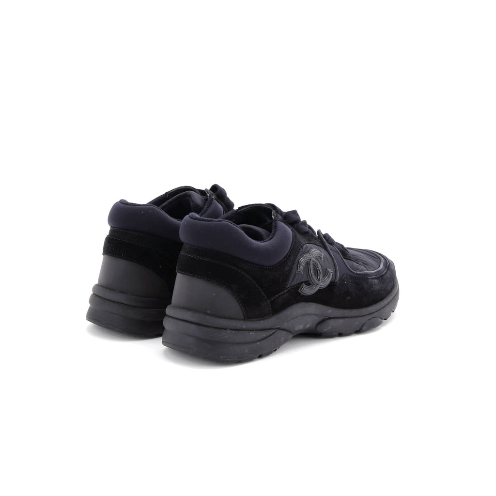 Women's CC Low-Top Sneakers Suede with Leather and Nylon