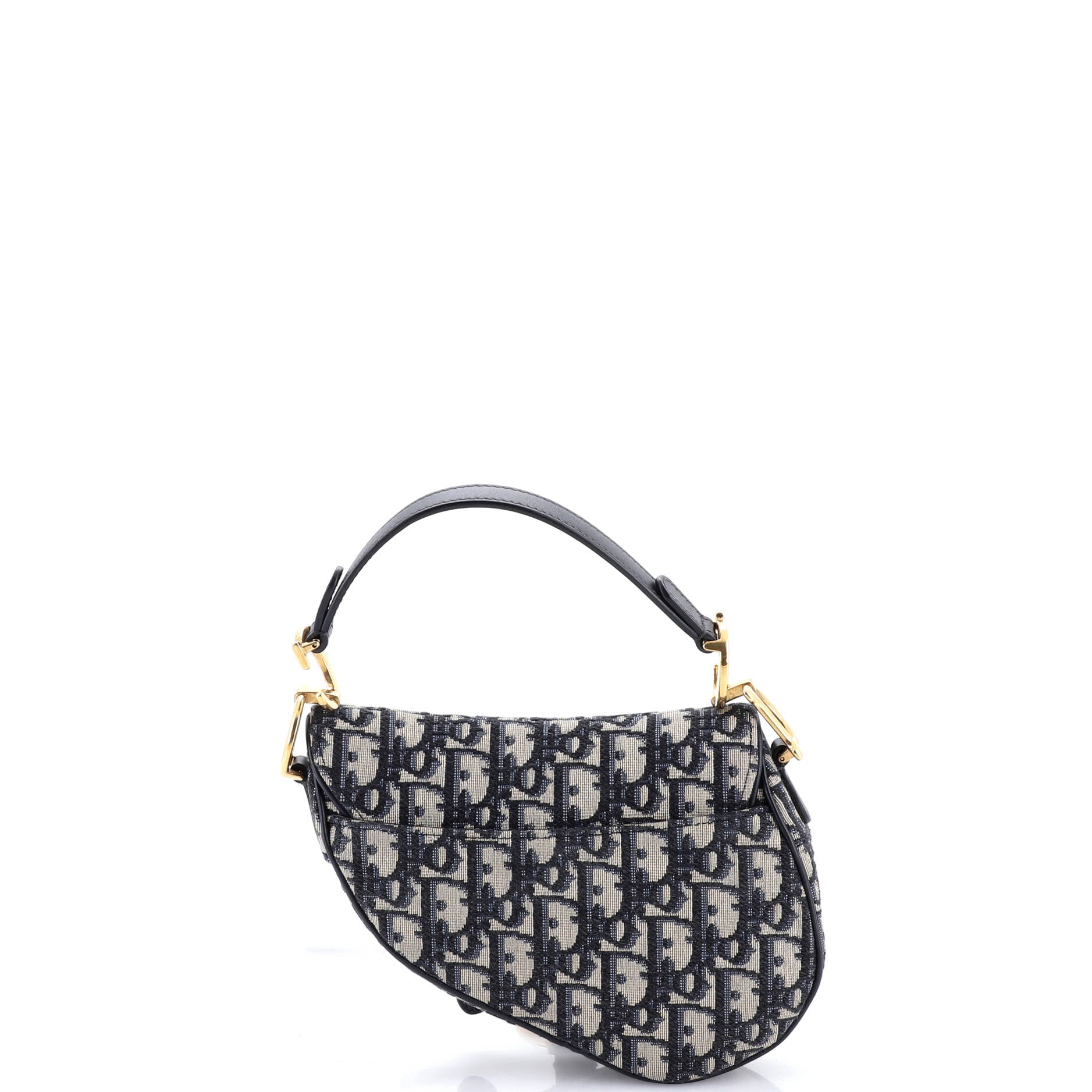 Saddle Handbag Oblique Canvas Mini
