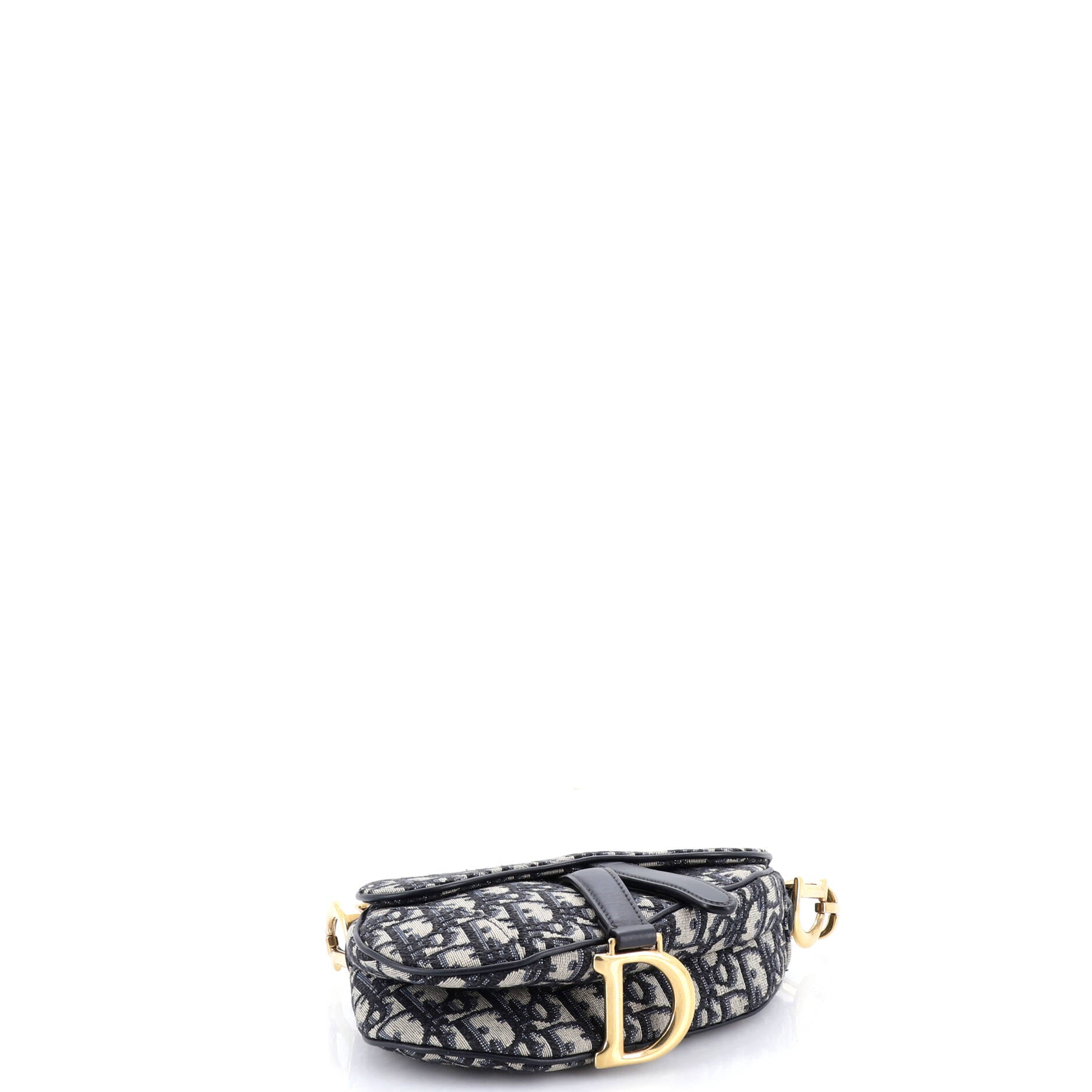 Saddle Handbag Oblique Canvas Mini